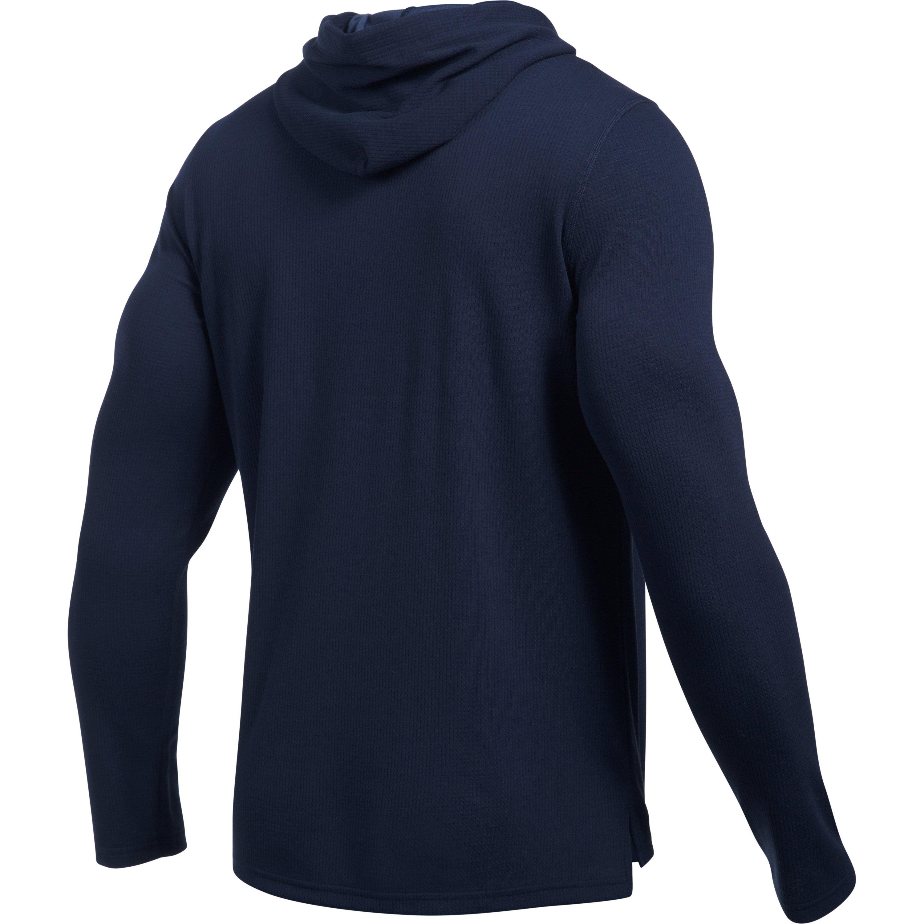 Under Armour Men's Ua Waffle Hoodie in Midnight Navy/ (Blue) for Men Lyst