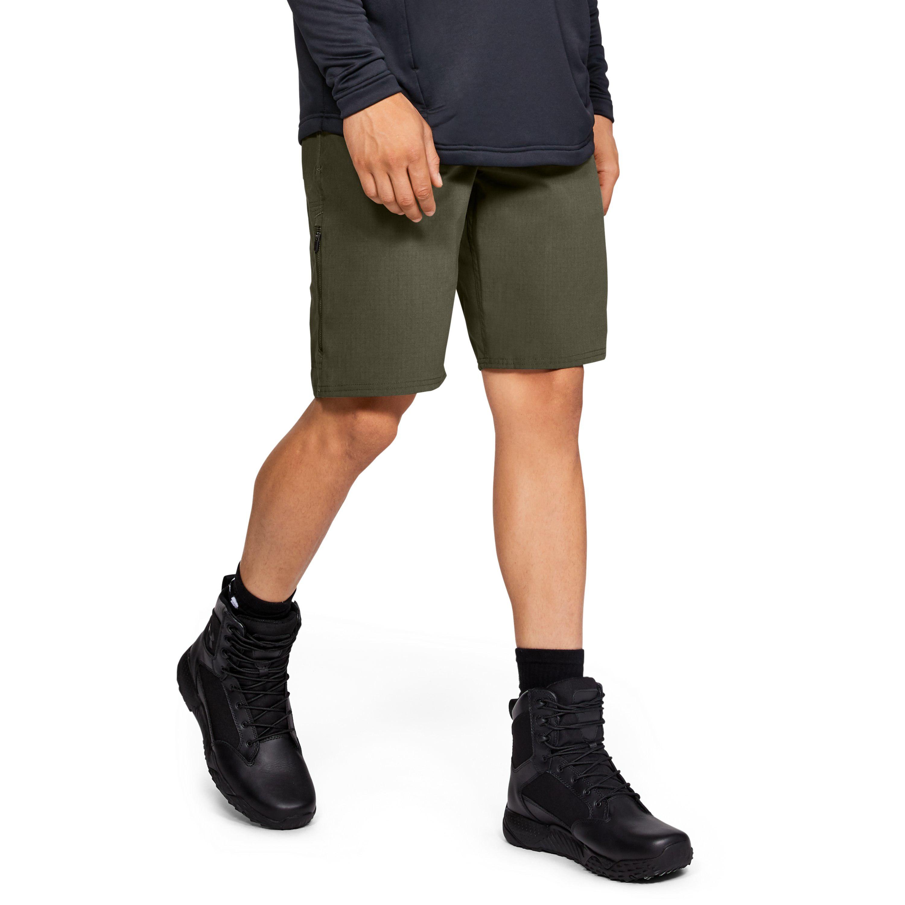 under armour od green shorts