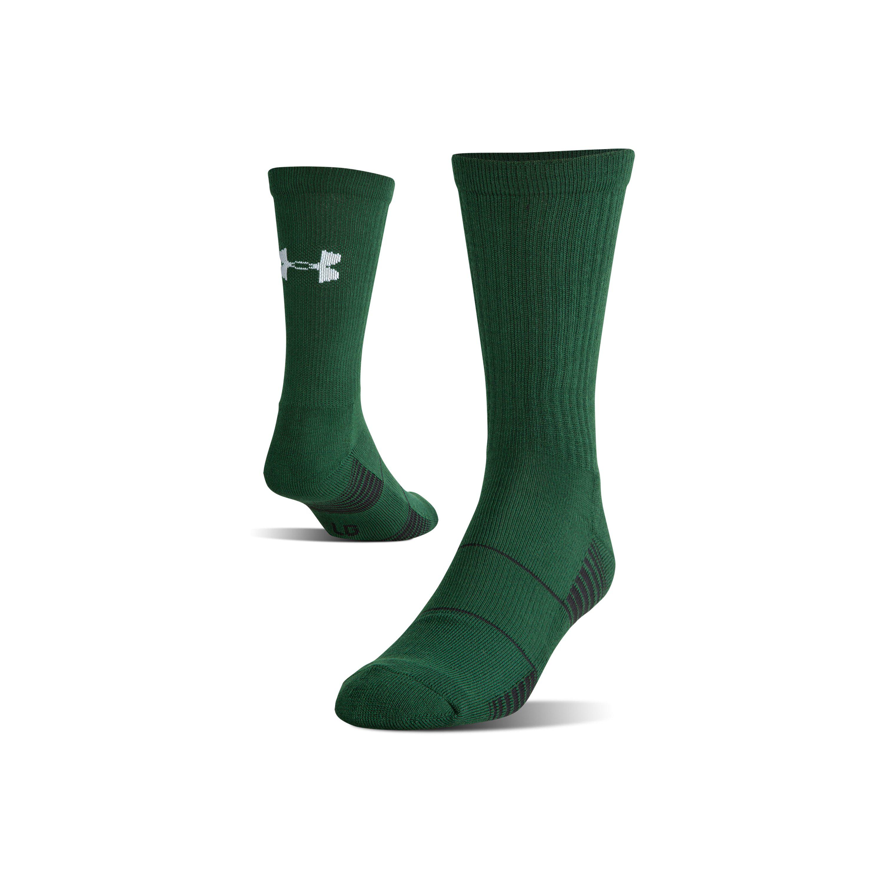 Under Armour Synthetic Men's Ua Team Crew Socks in Forest Green/ (Green
