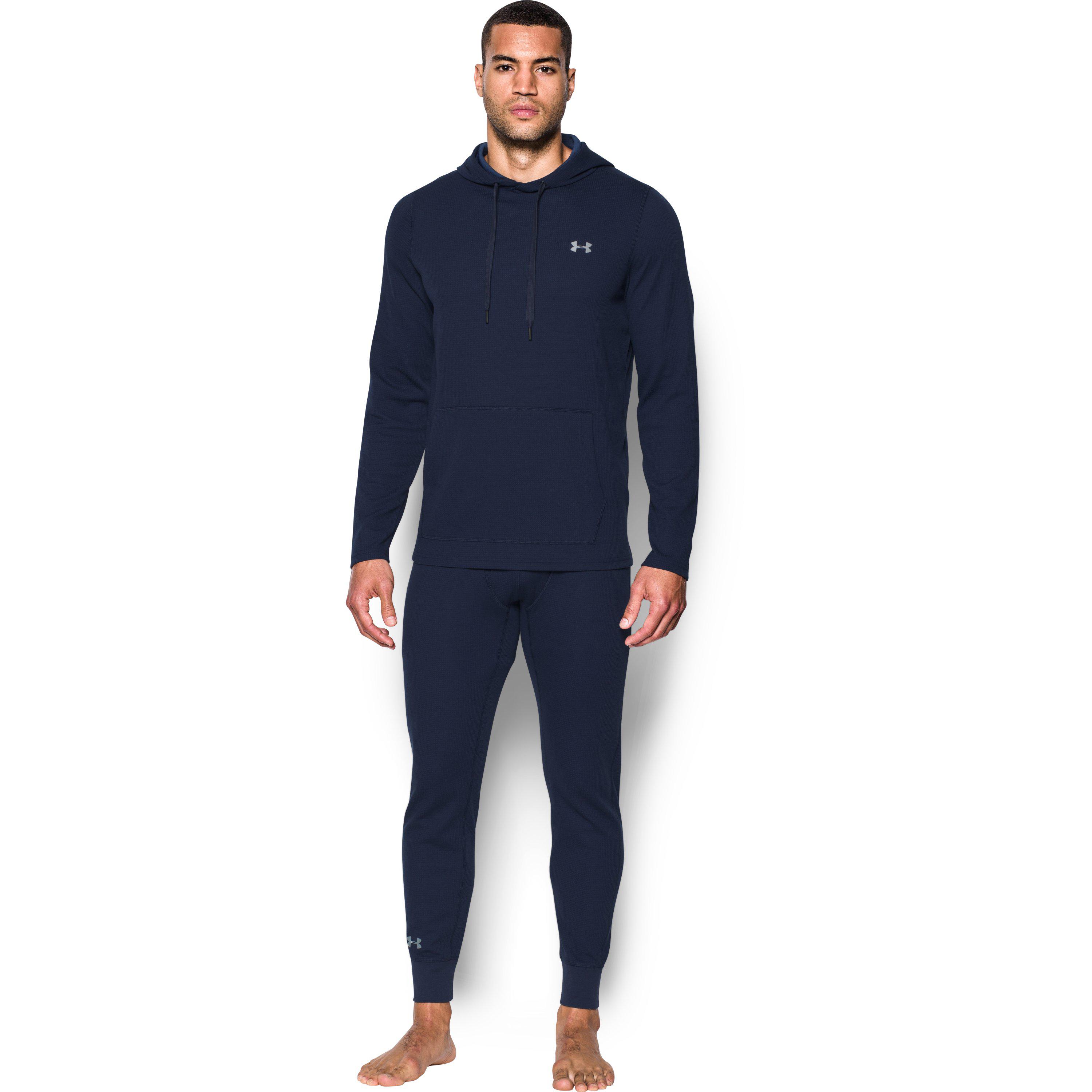 Under Armour Men's Ua Waffle Hoodie in Midnight Navy/ (Blue) for Men Lyst