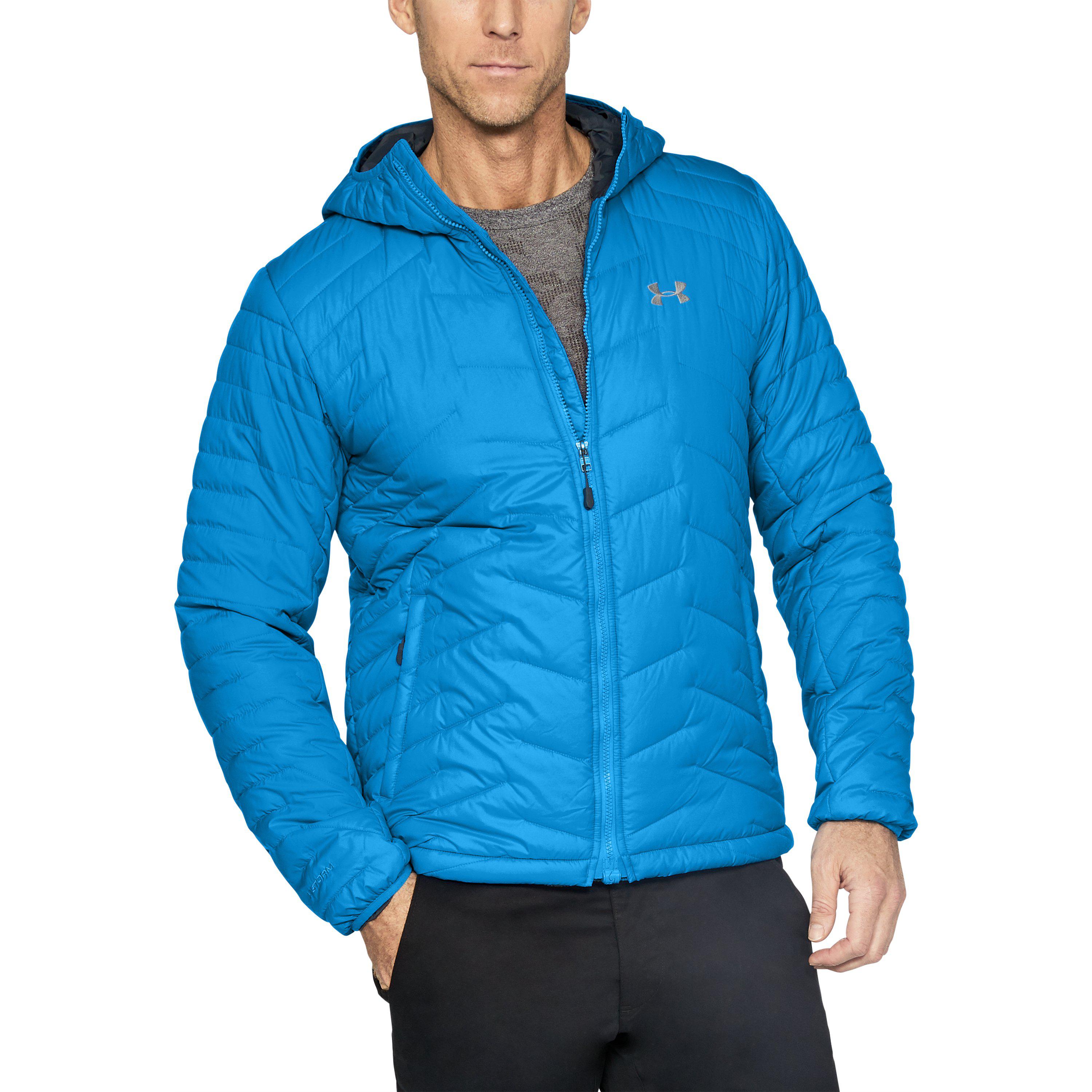 under armour men's coldgear reactor hooded jacket