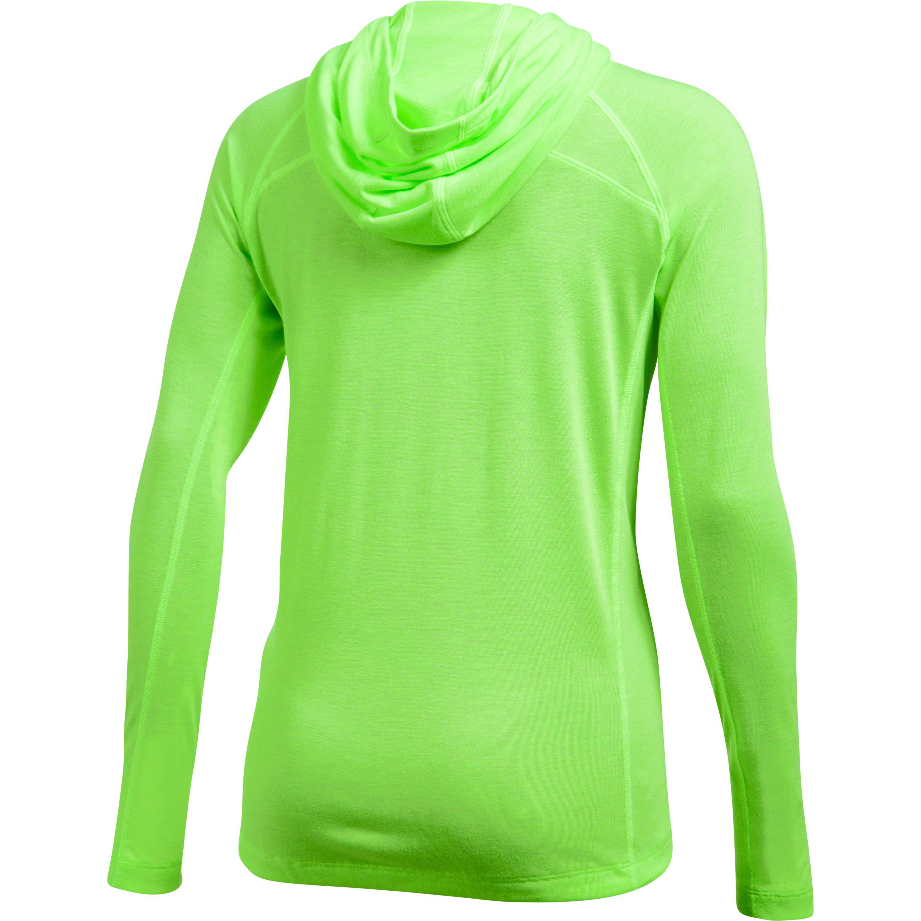 lime green under armour hoodie