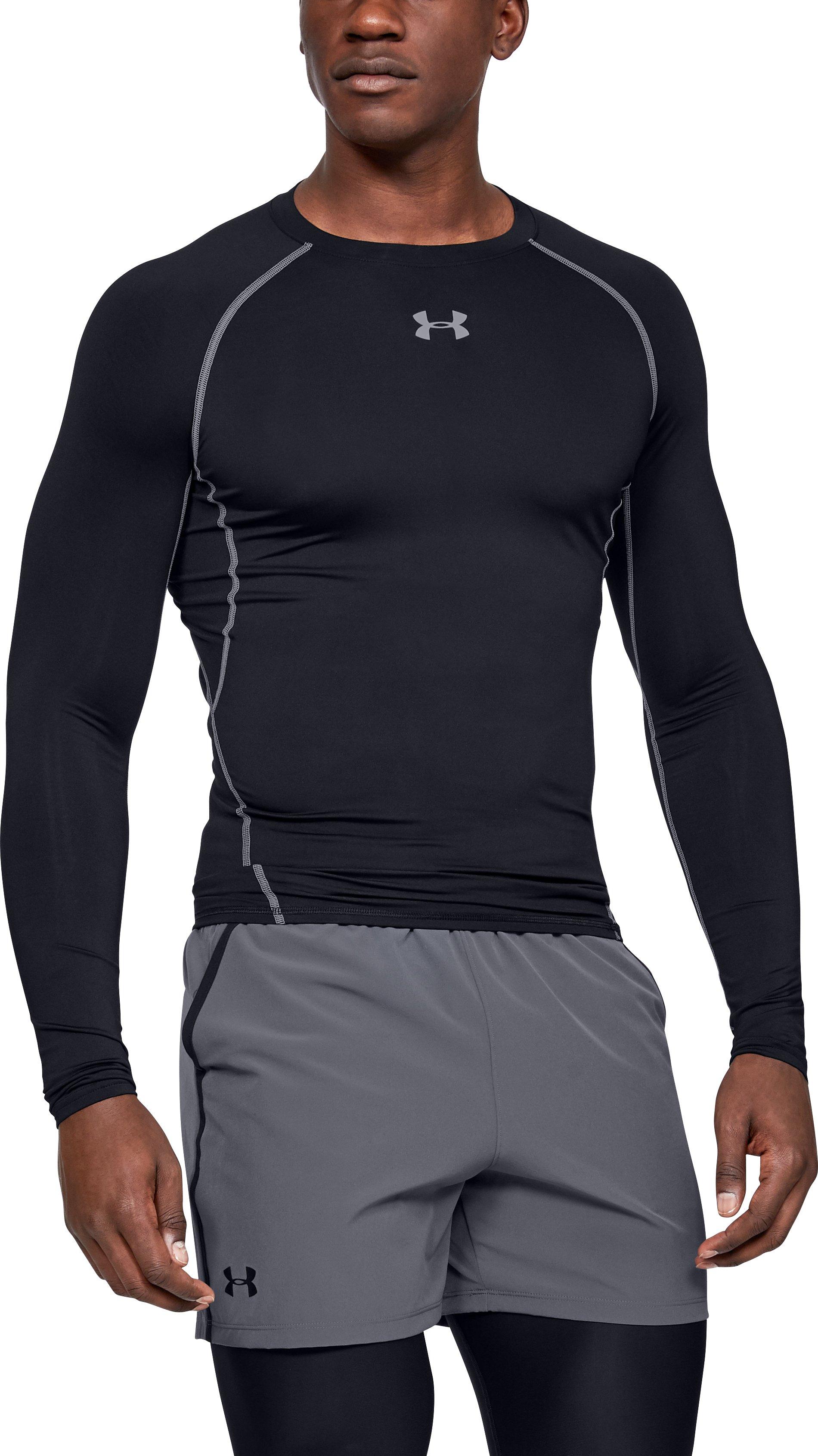 Under Armour Ua Heatgear® Armour Long Sleeve Compression Shirt in Black for  Men | Lyst