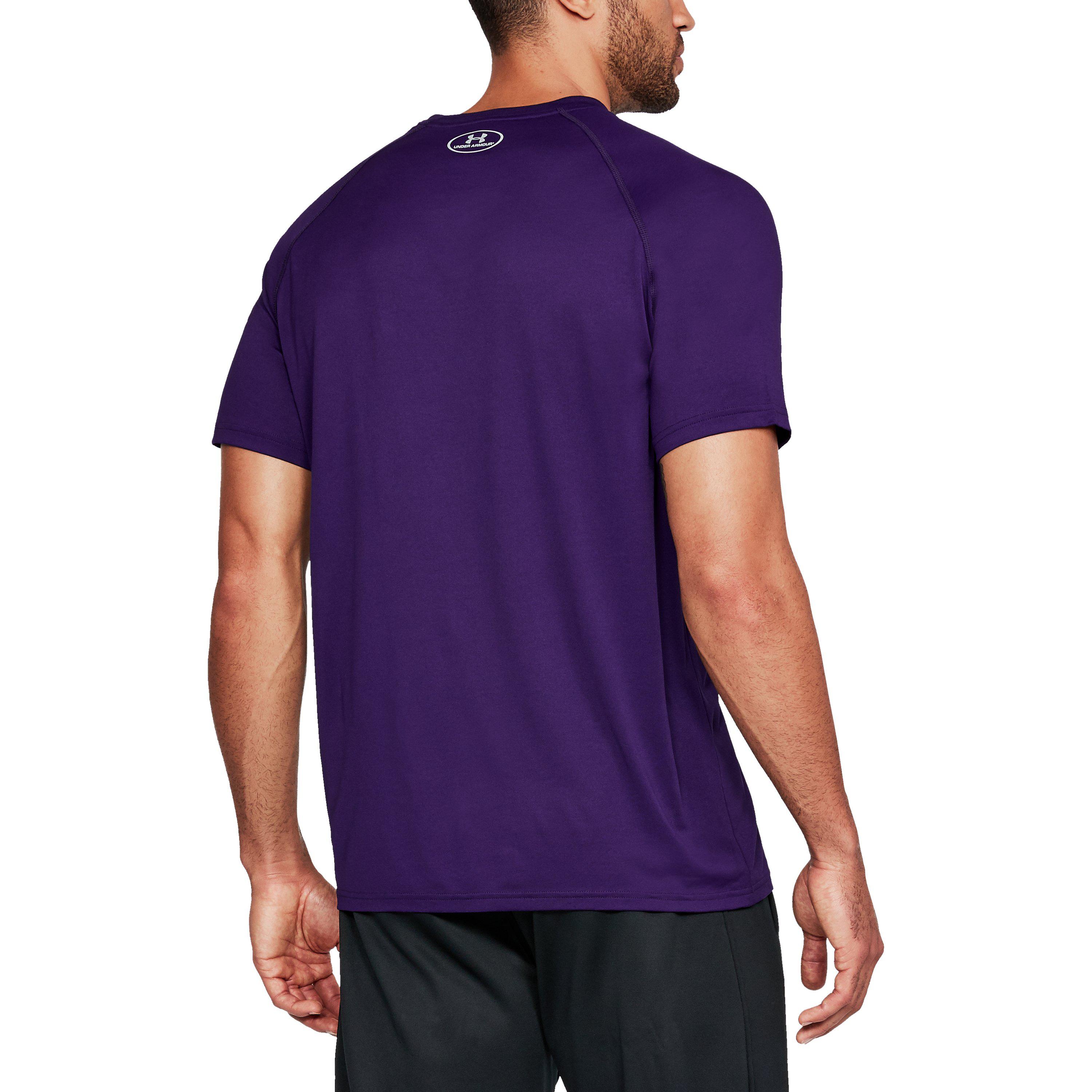 under armour t shirts men purple