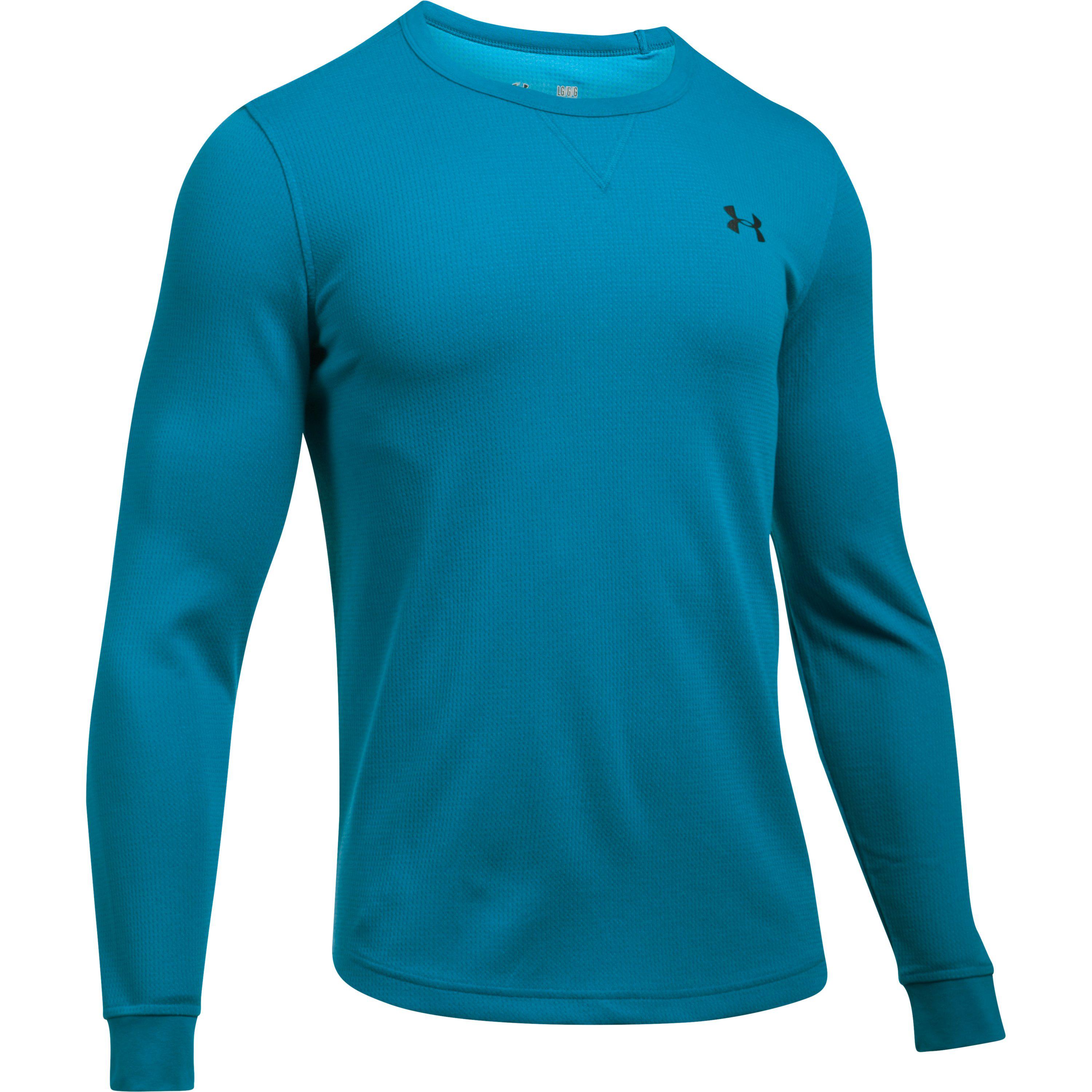 Under Armour Men's Ua Waffle Crew in Blue for Men - Lyst