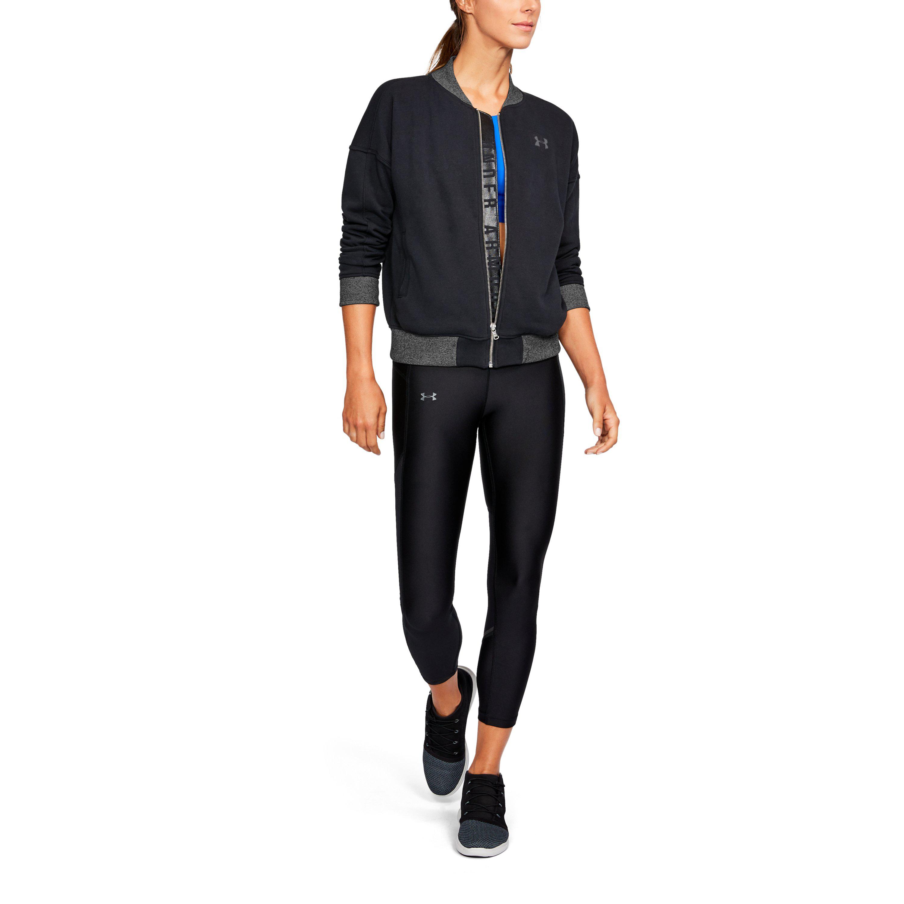under armour threadborne fleece bomber