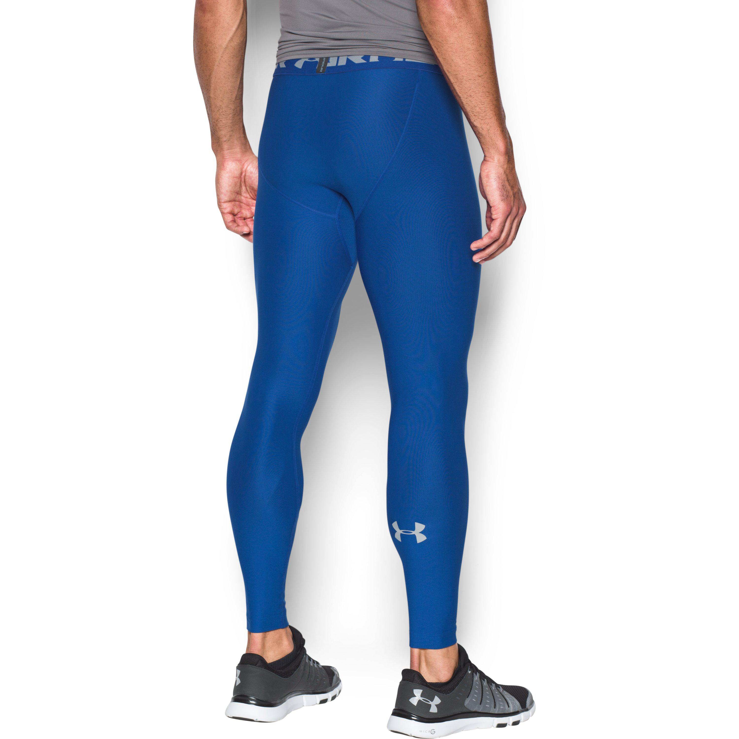 Under Armour Men's Heatgear® Armour Compression Leggings in Blue for Men -  Lyst