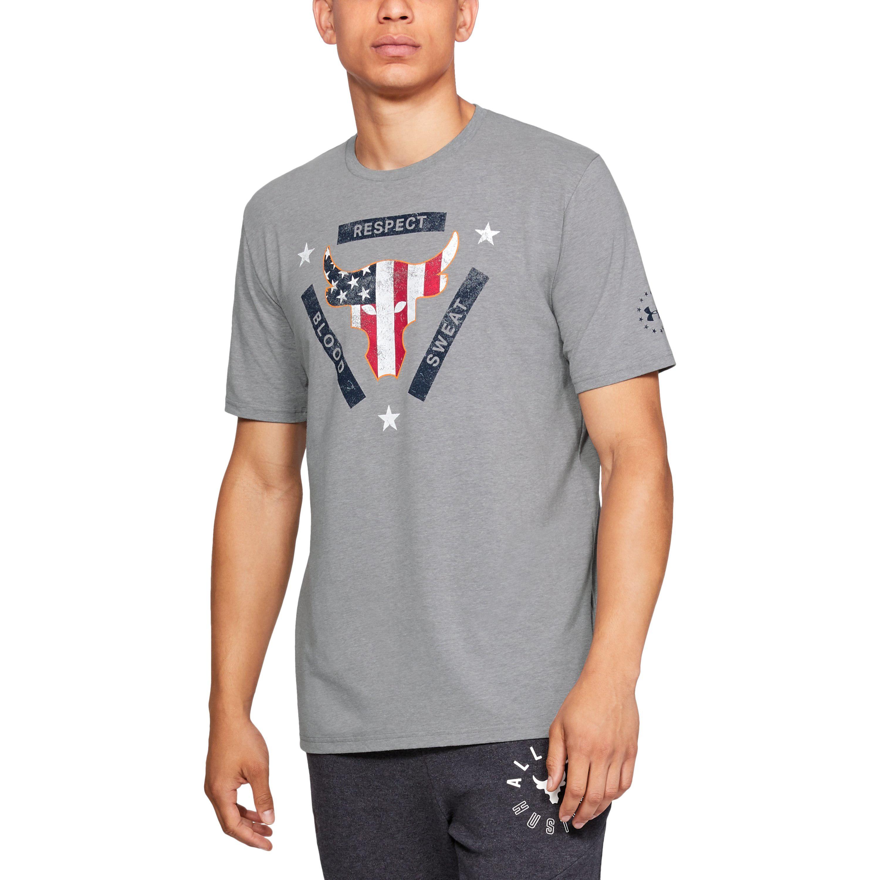 under armour the rock american flag