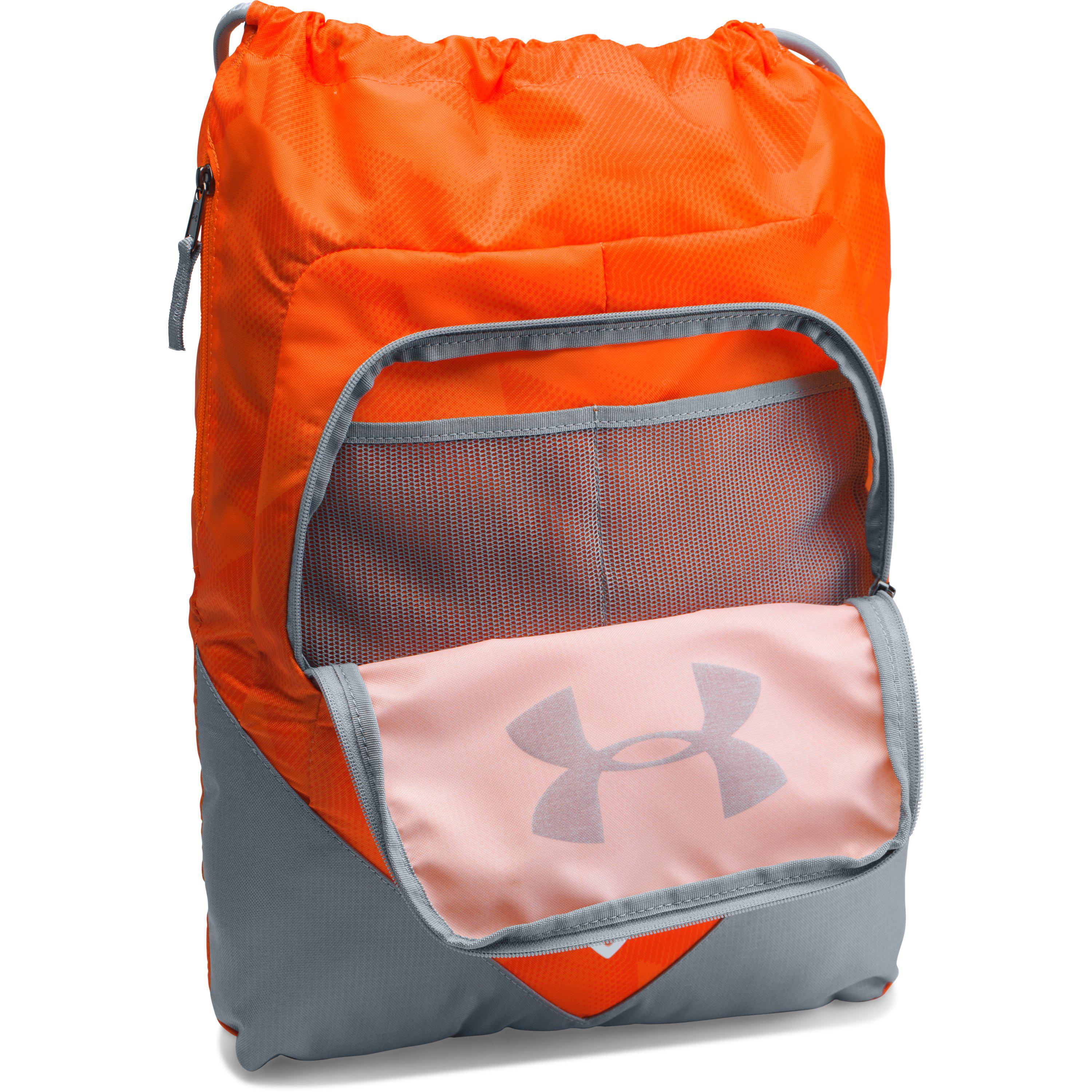 Under Armour Ua Undeniable Sackpack in Orange | Lyst