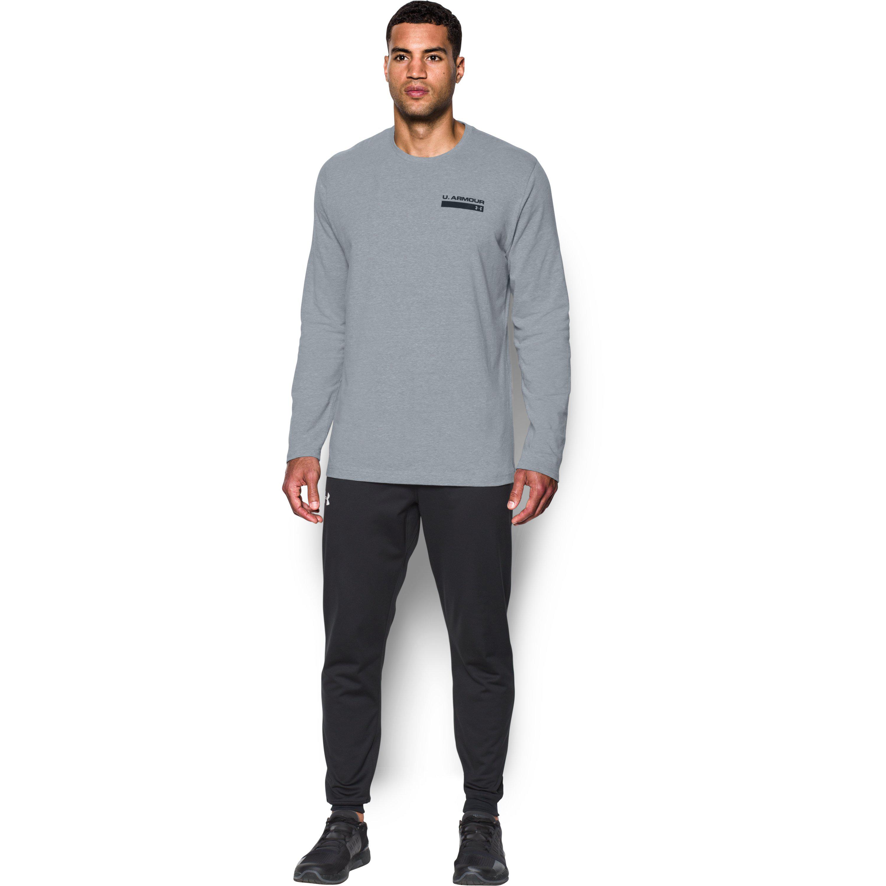 Download Under Armour Cotton Men's Ua Back Graphic Long Sleeve T ...