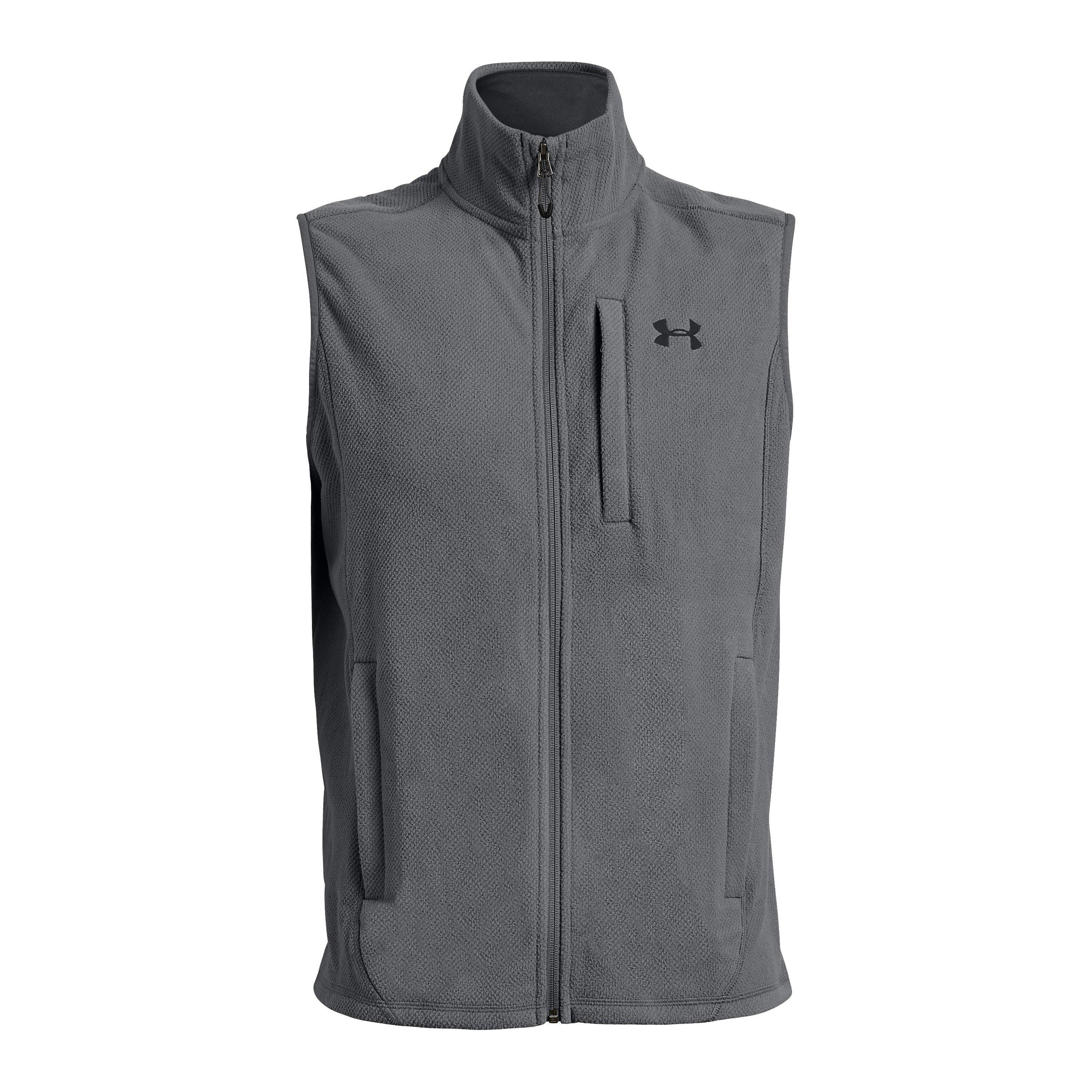 Under Armour Men's Ua Offgrid Fleece Solid Vest in Gray for Men | Lyst