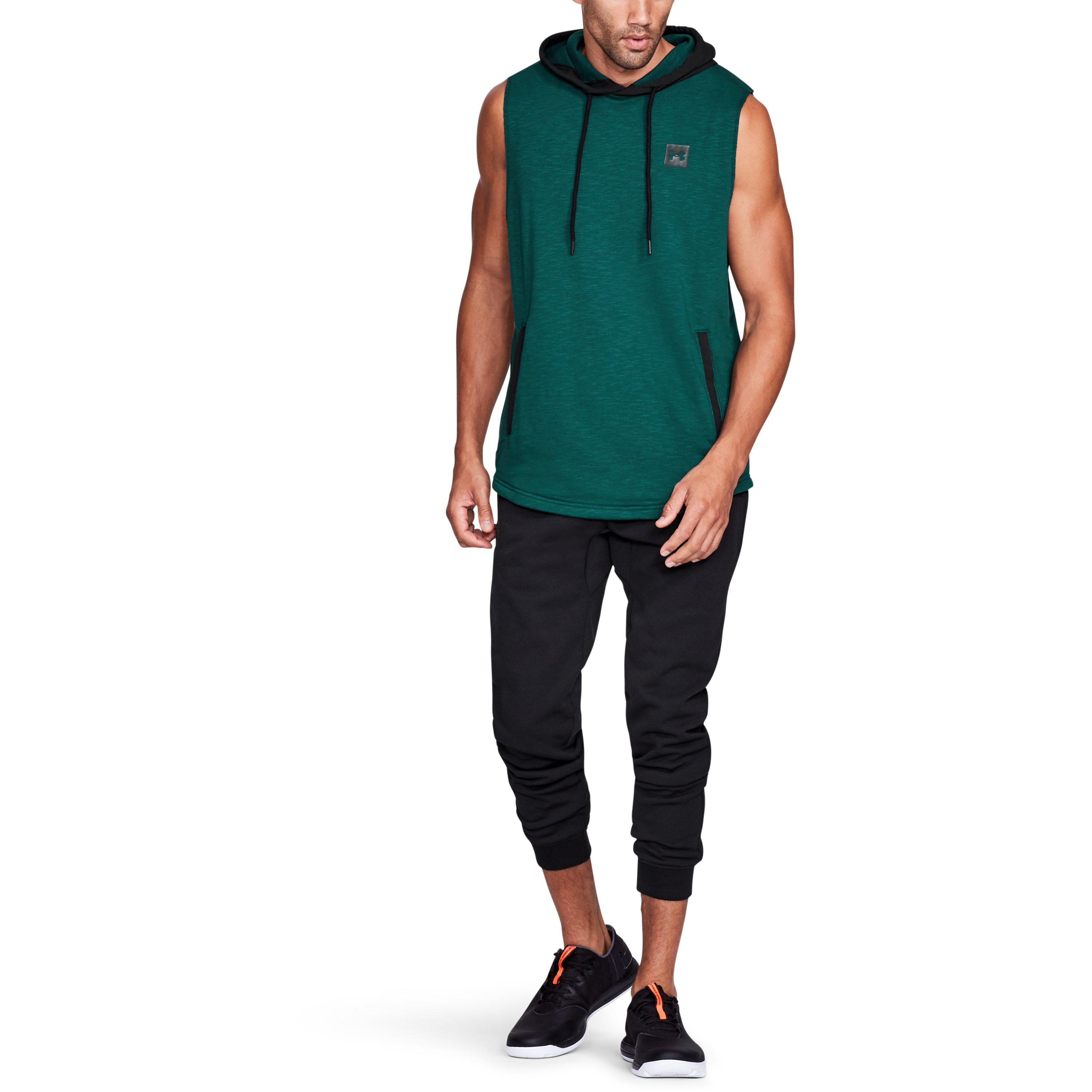 Under Armour Men's Ua Sportstyle Sleeveless Hoodie in Green for Men Lyst