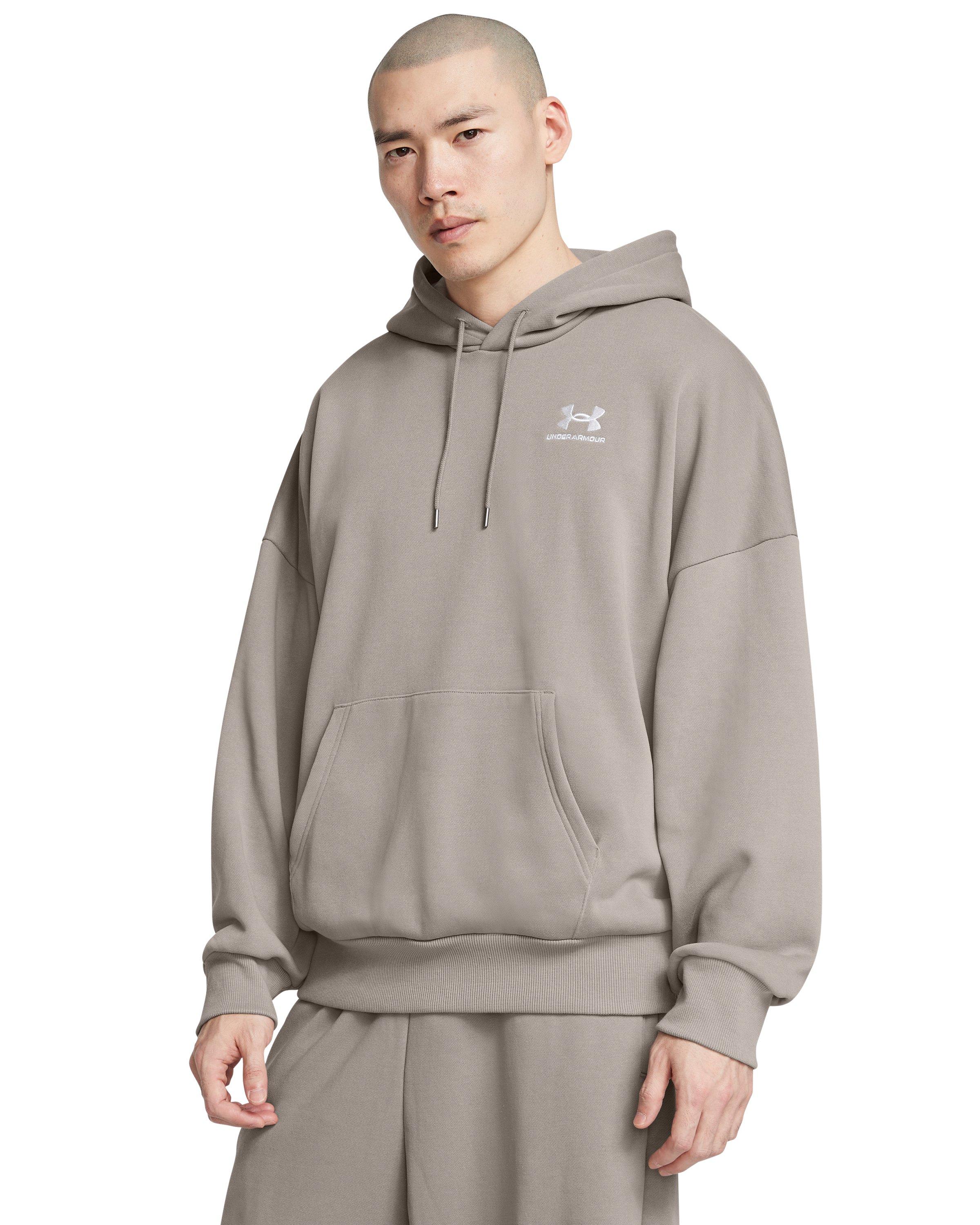 Under Armour Ua Rival Heavyweight Terry Oversized Hoodie in Gray for Men Lyst