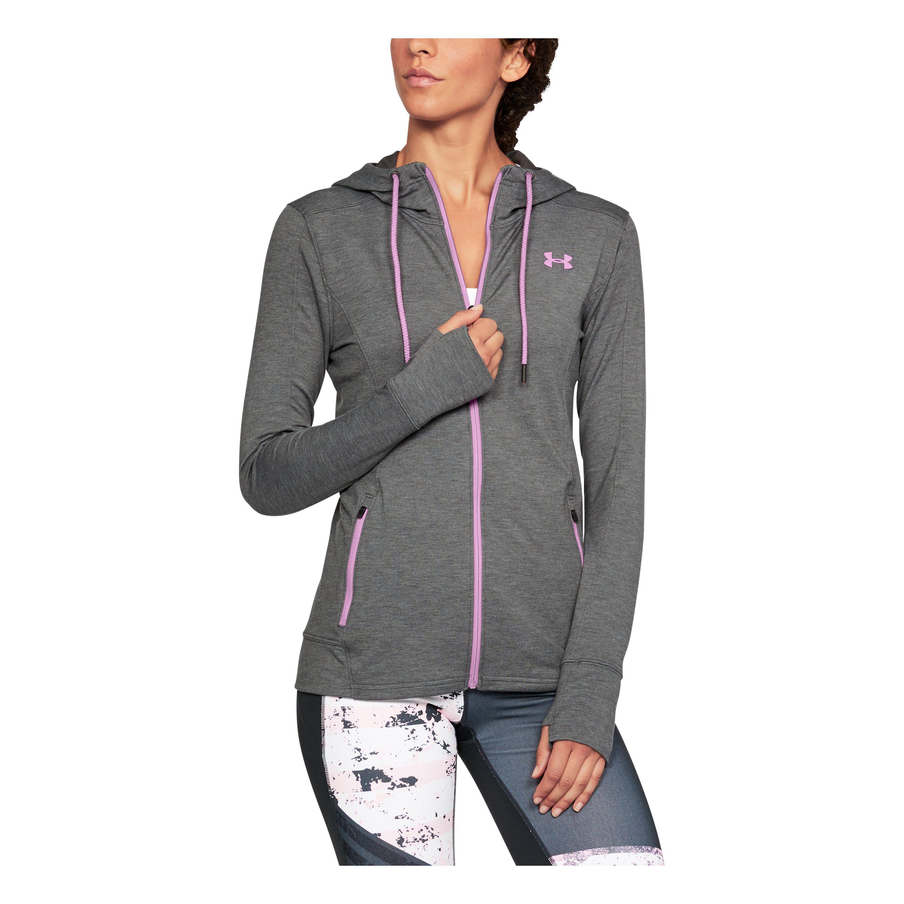 under armour featherweight full zip hoodie