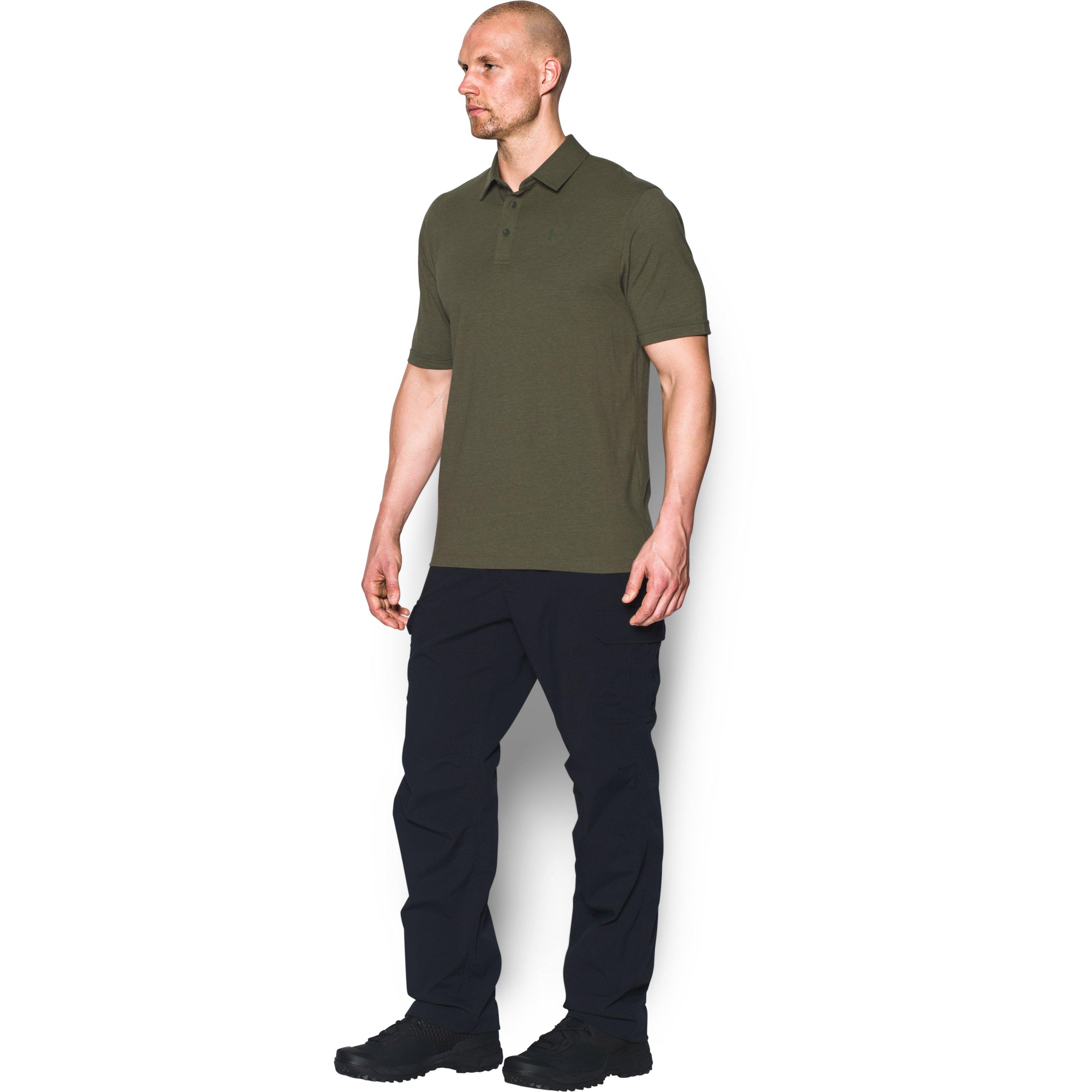 under armour tactical charged cotton polo