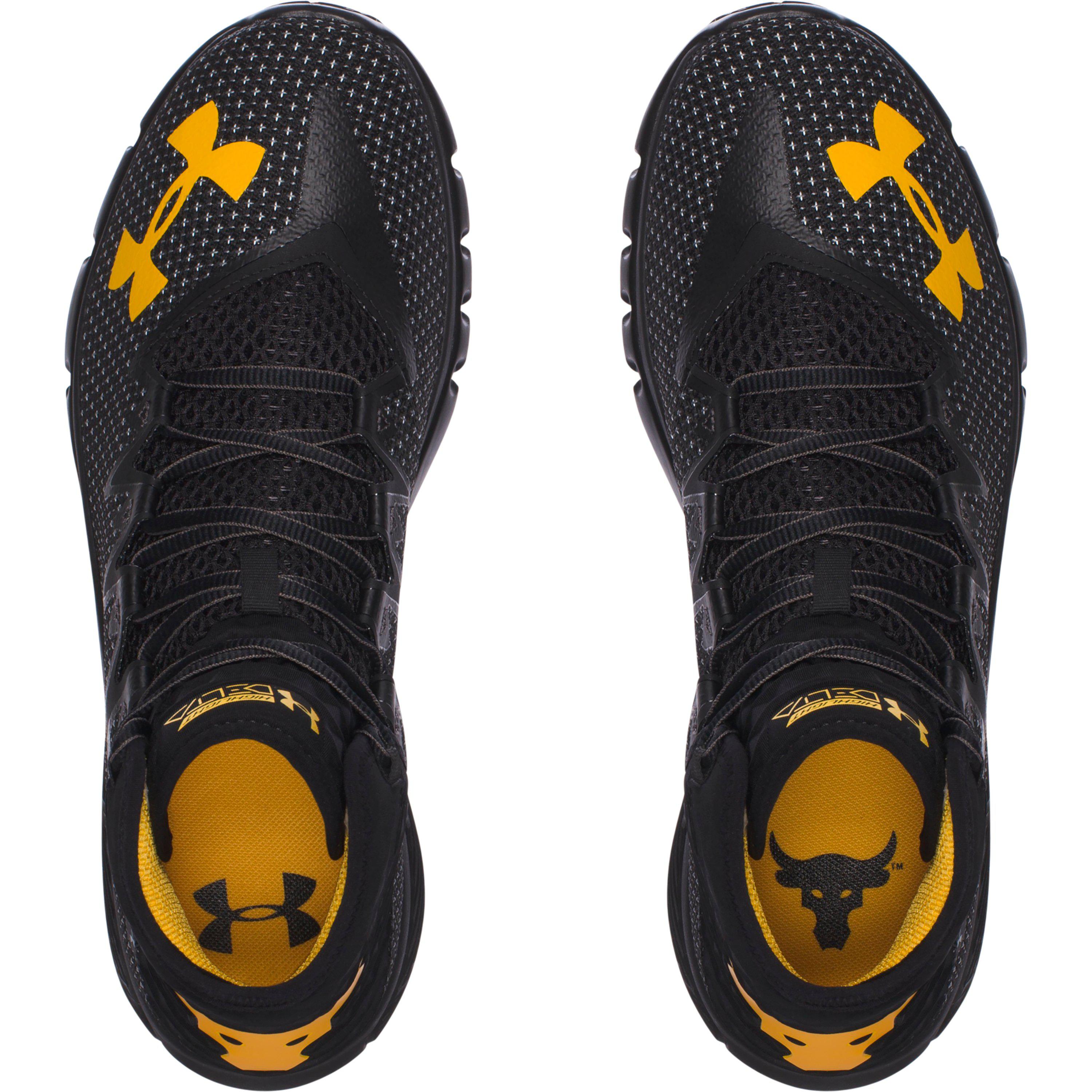 Under Armour Men's Ua X Project Rock Delta Training Shoes in Black