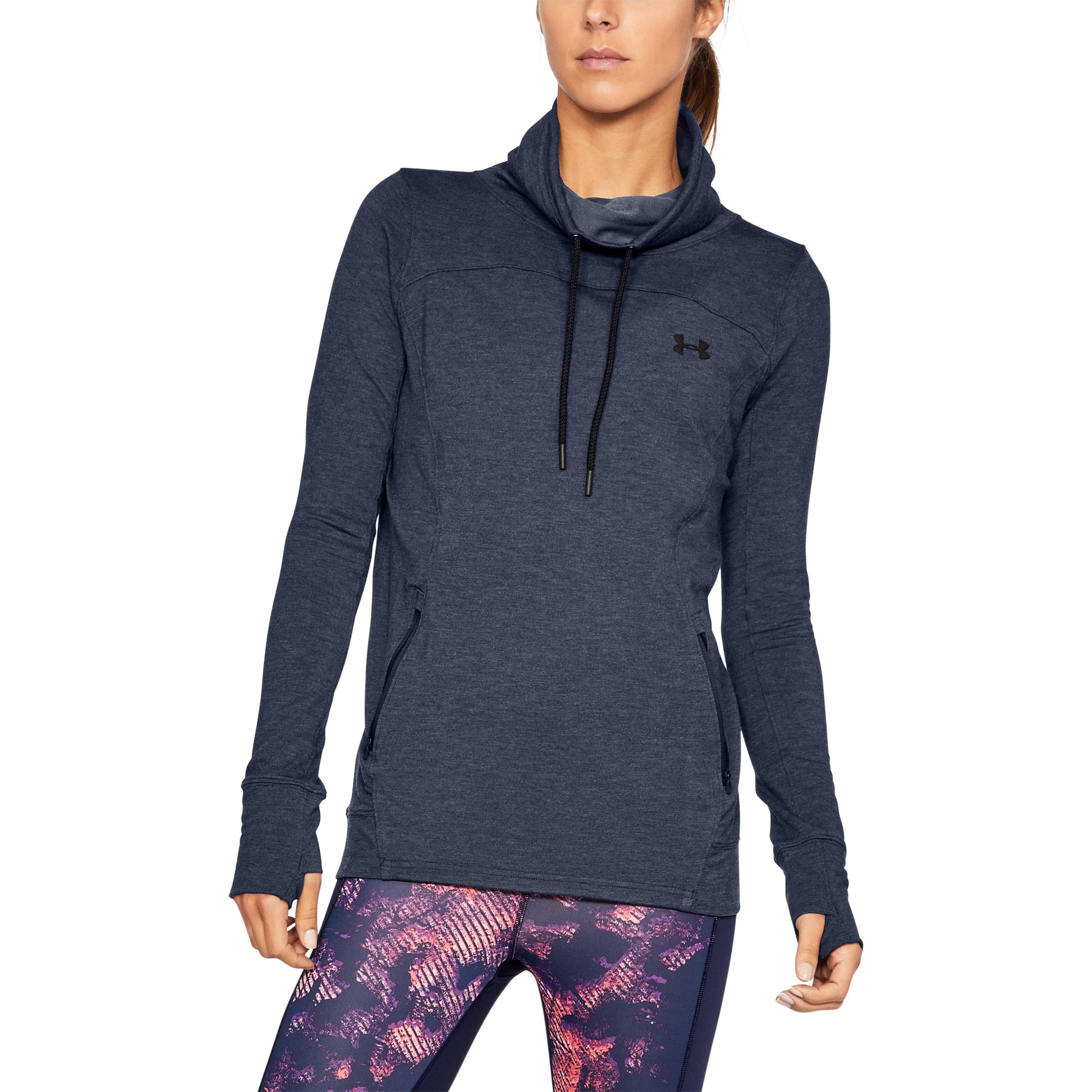 under armour women's featherweight fleece slouchy popover