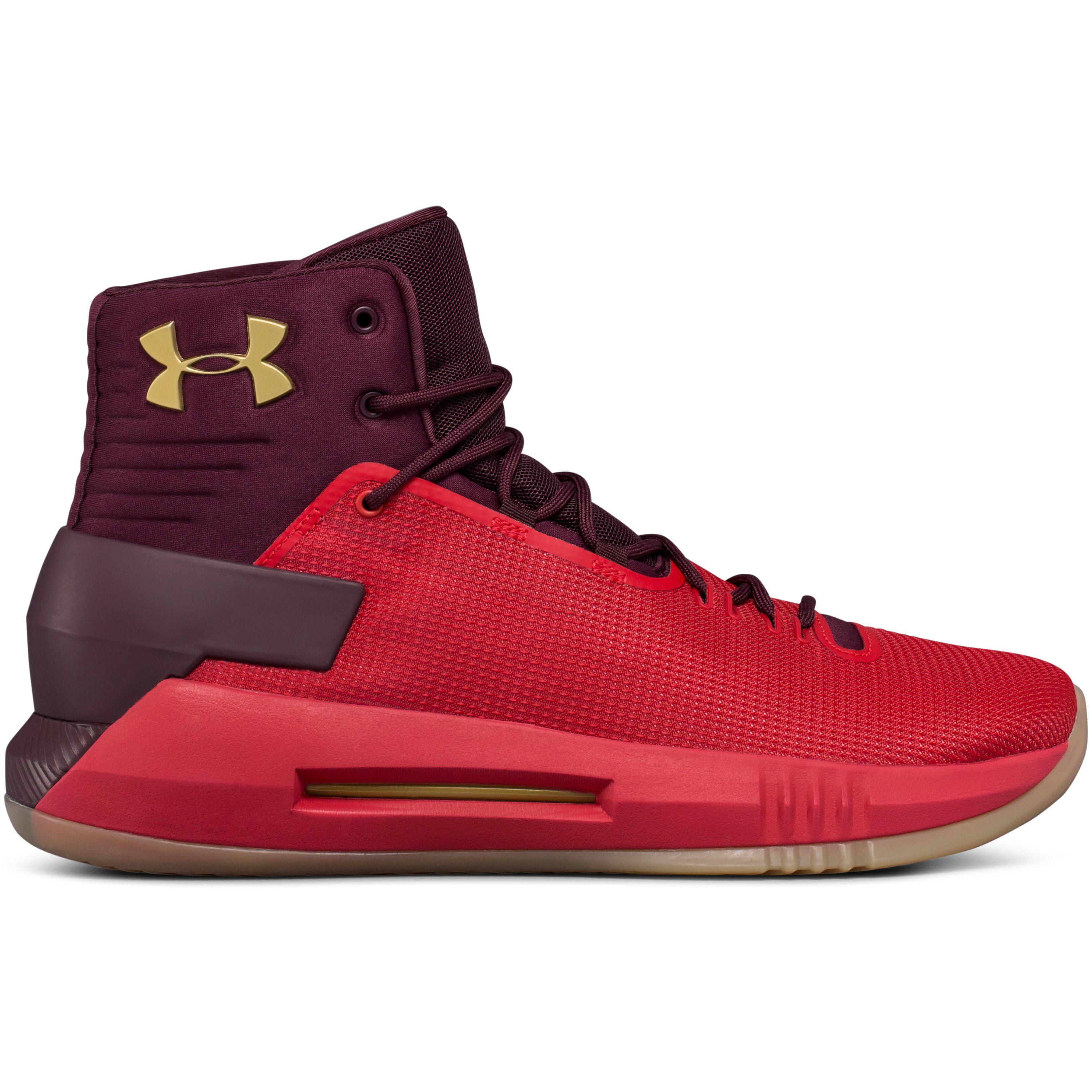 Under Armour Lace Men's Ua Drive 4 Basketball Shoes in Red/Red (Red) for  Men | Lyst