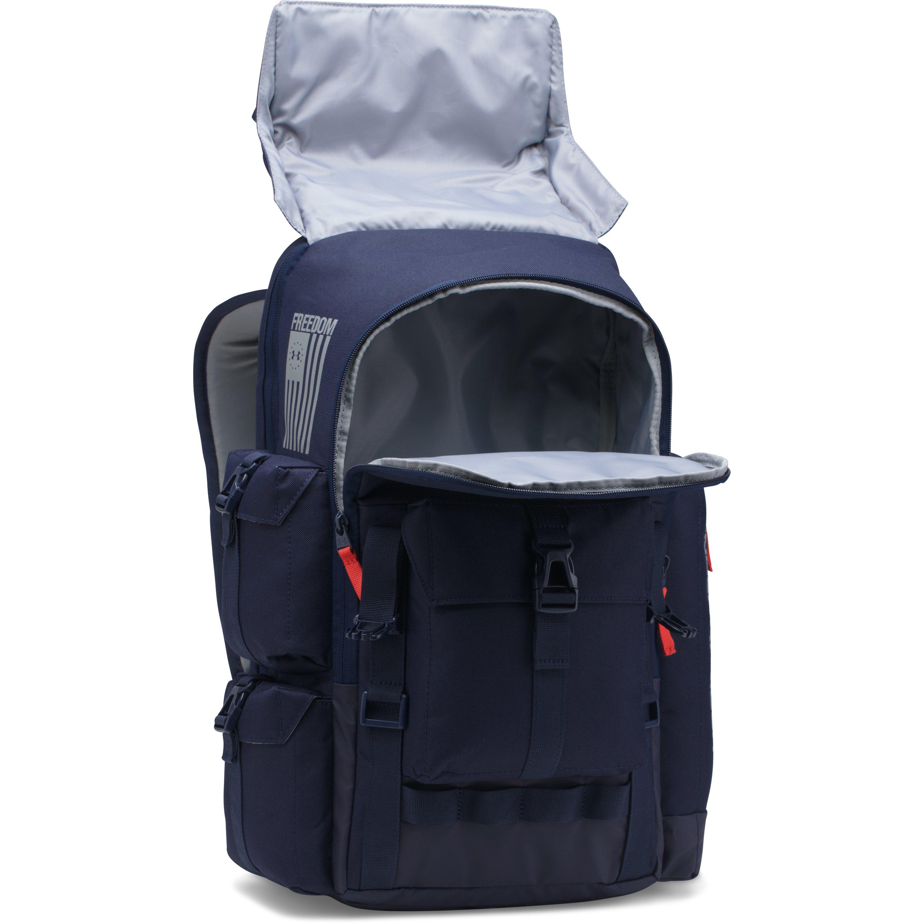 Under Armour Ua X Project Rock Freedom Regiment Backpack in Blue for Men |  Lyst