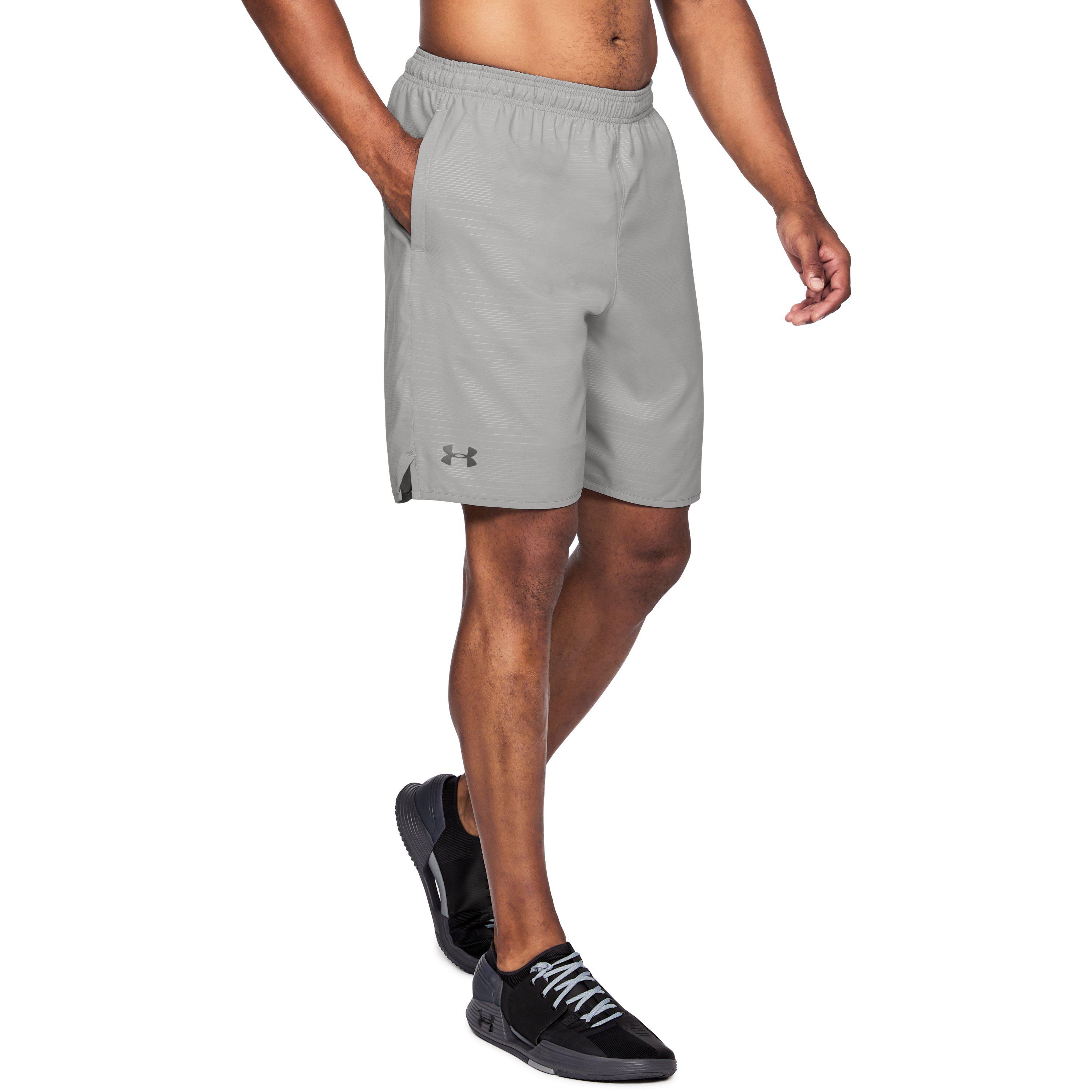 under armour men's qualifier printed shorts