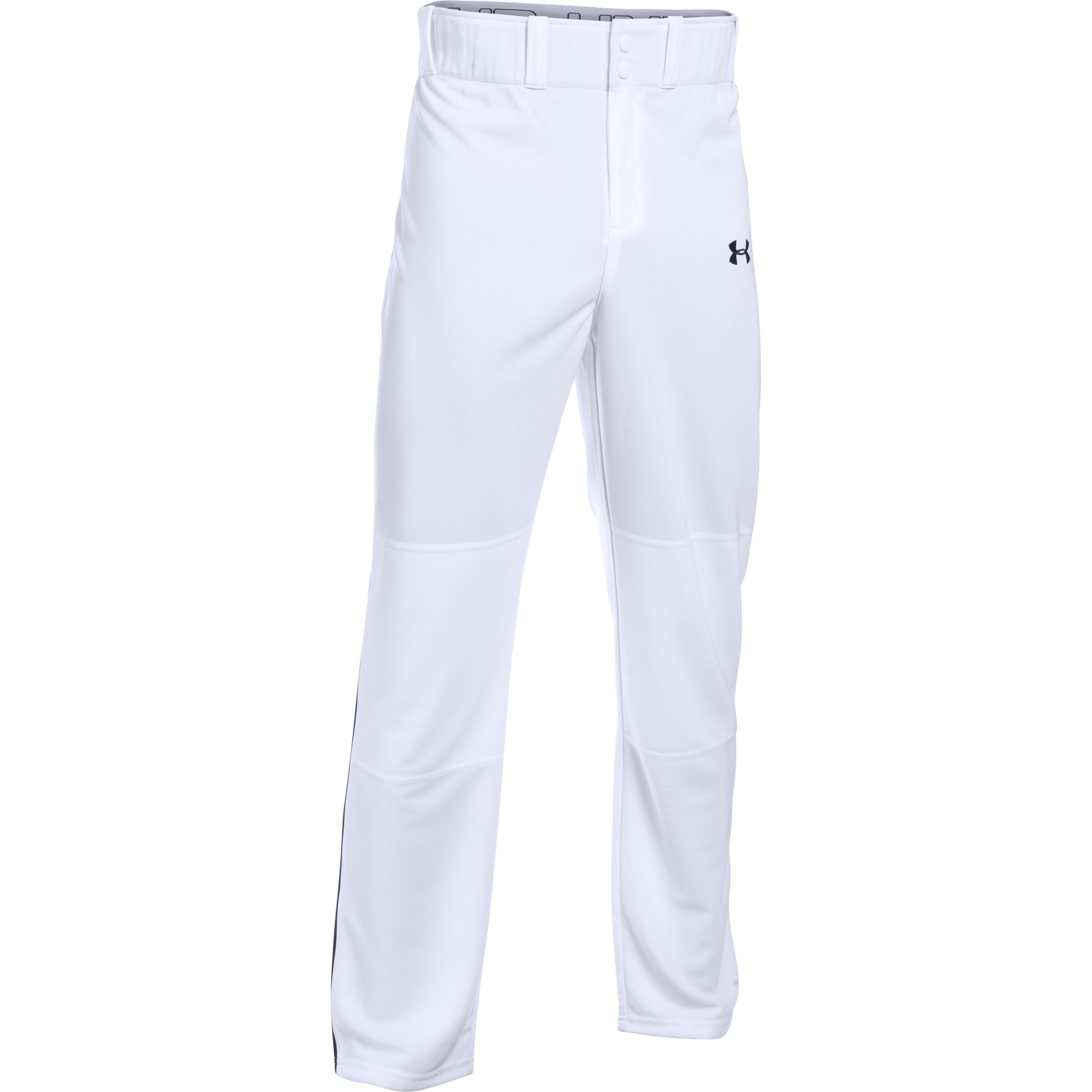 Open Bottom 1280996 Under Armour UA Adult Men's Clean Up Piped Baseball Pants 