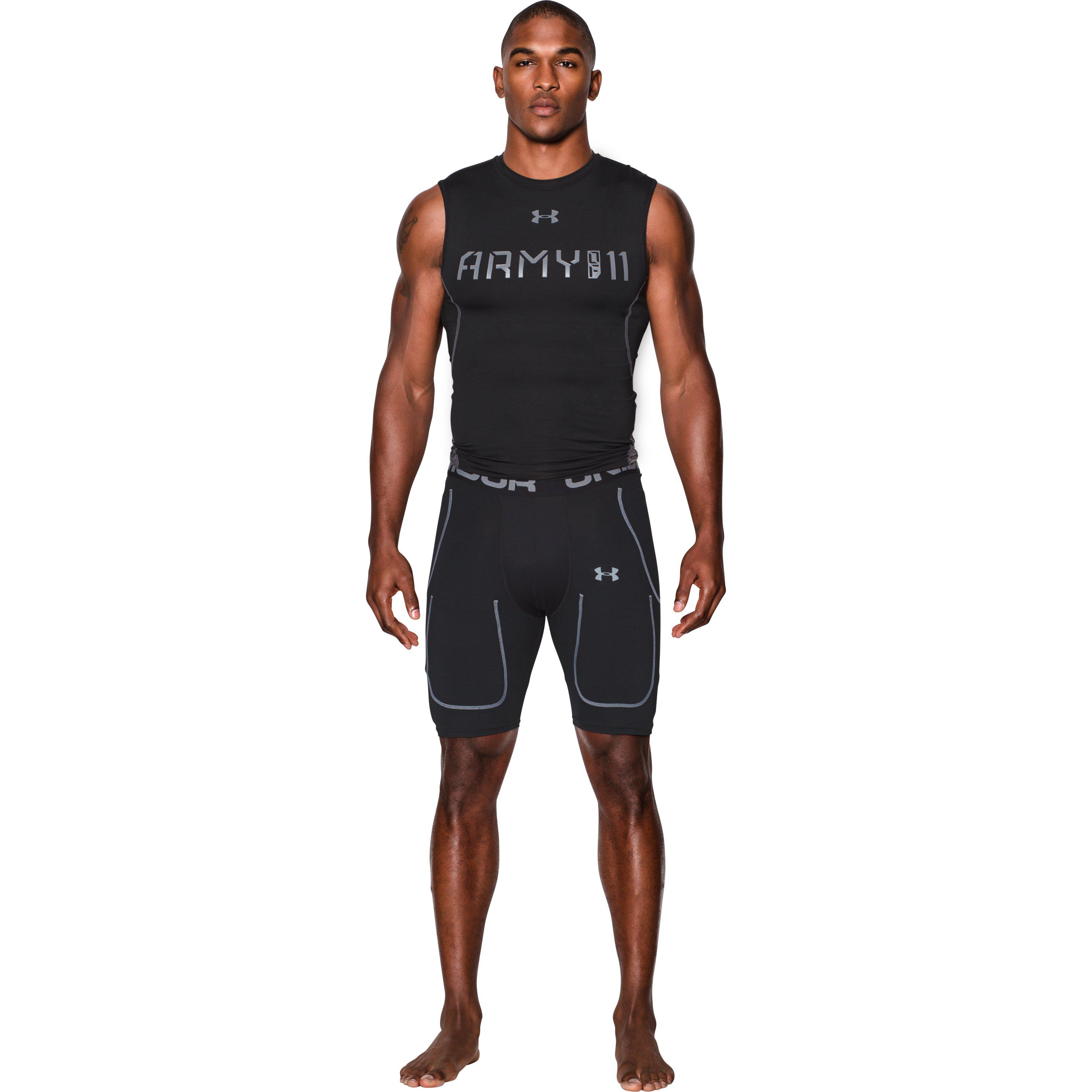 Under Armour Men's Ua 6-pad Football Girdle in Black for Men | Lyst