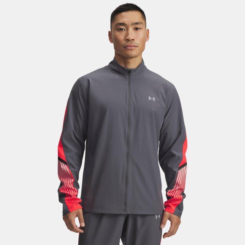極美品 定価10450円 UNDER ARMOUR トラックジャケット パーカー フルジップ パーカー FITTED ARMOUR KNIT HYBRID FZ アウター