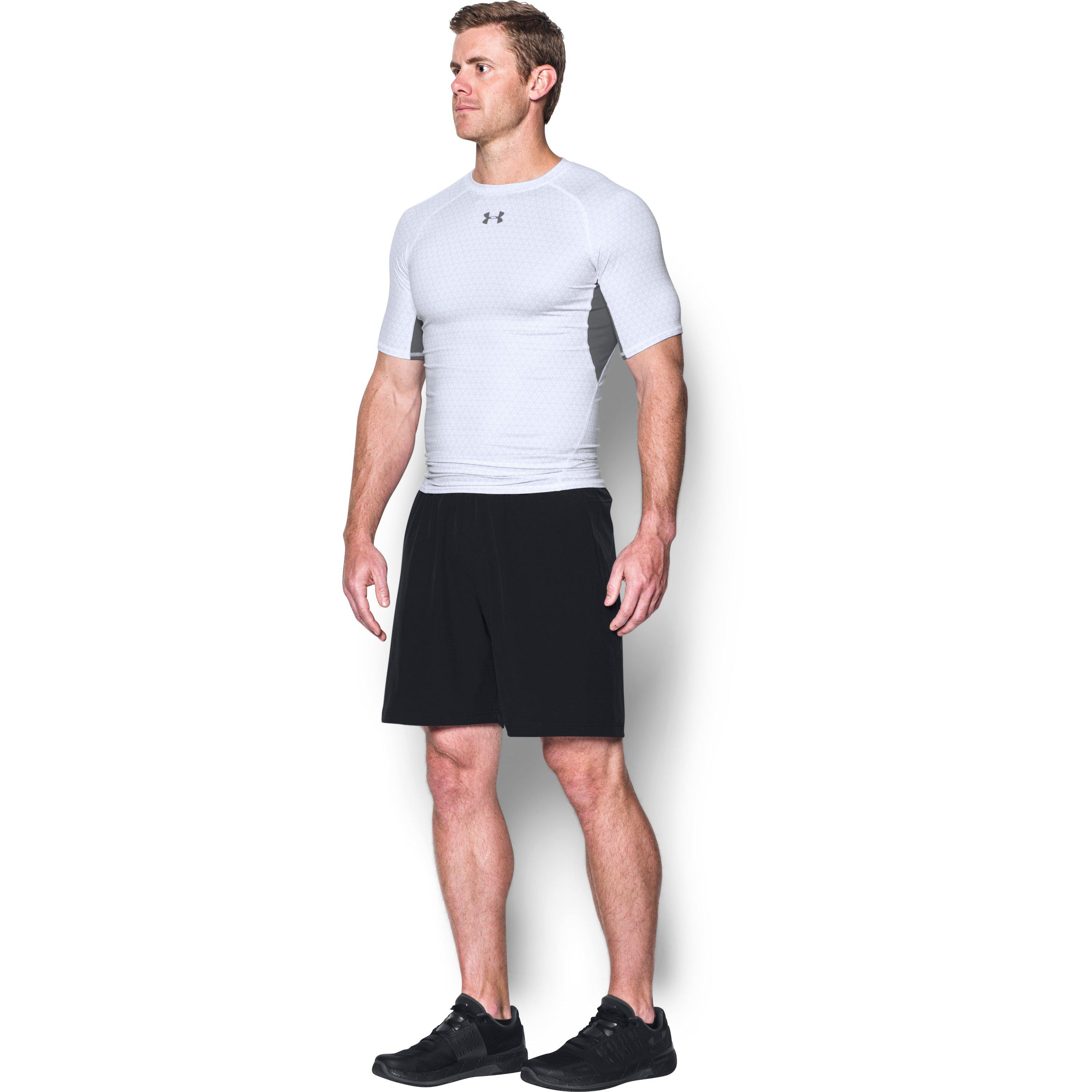 under armour men's ua heatgear lightweight printed shorts