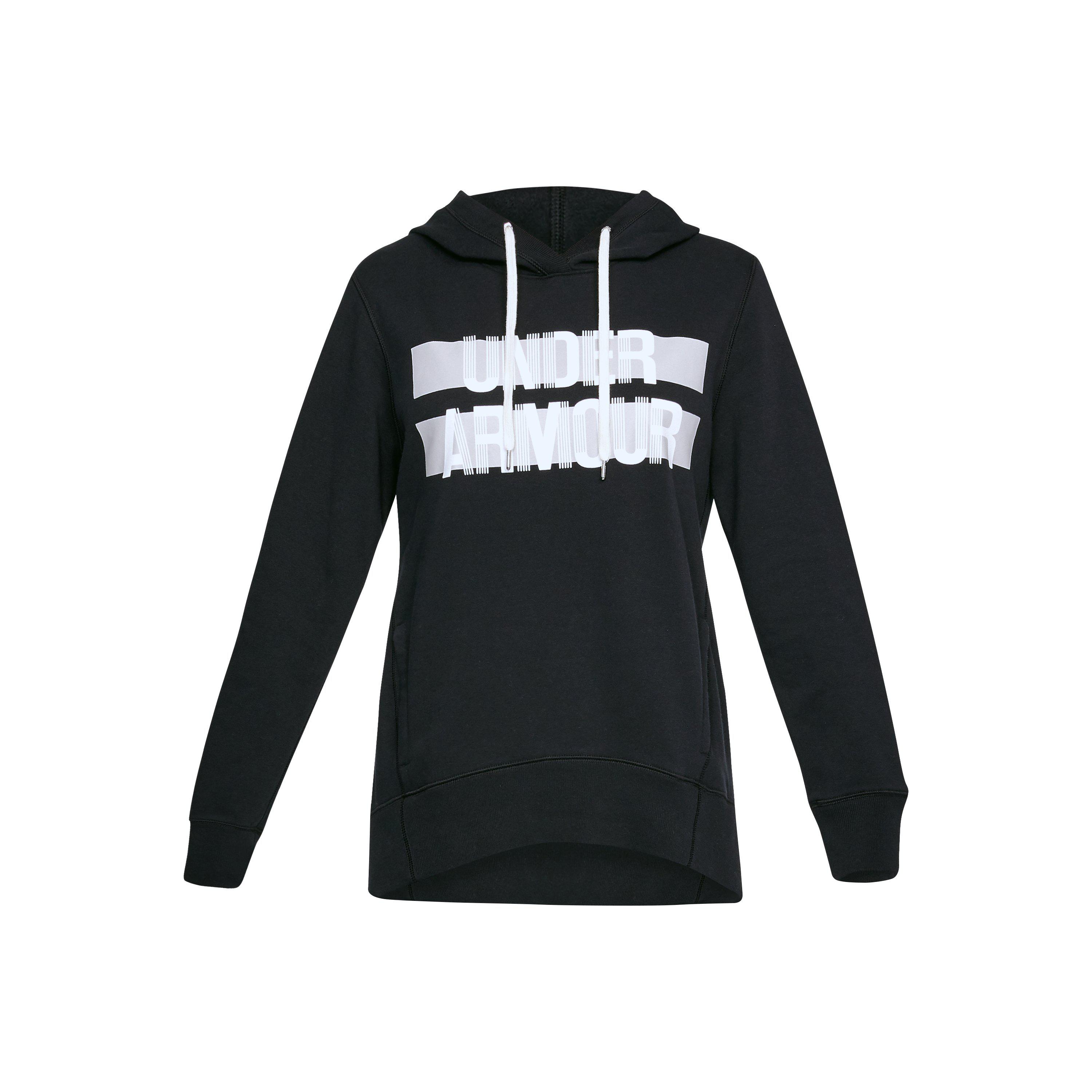 under armour women's favorite fleece wordmark hoodie