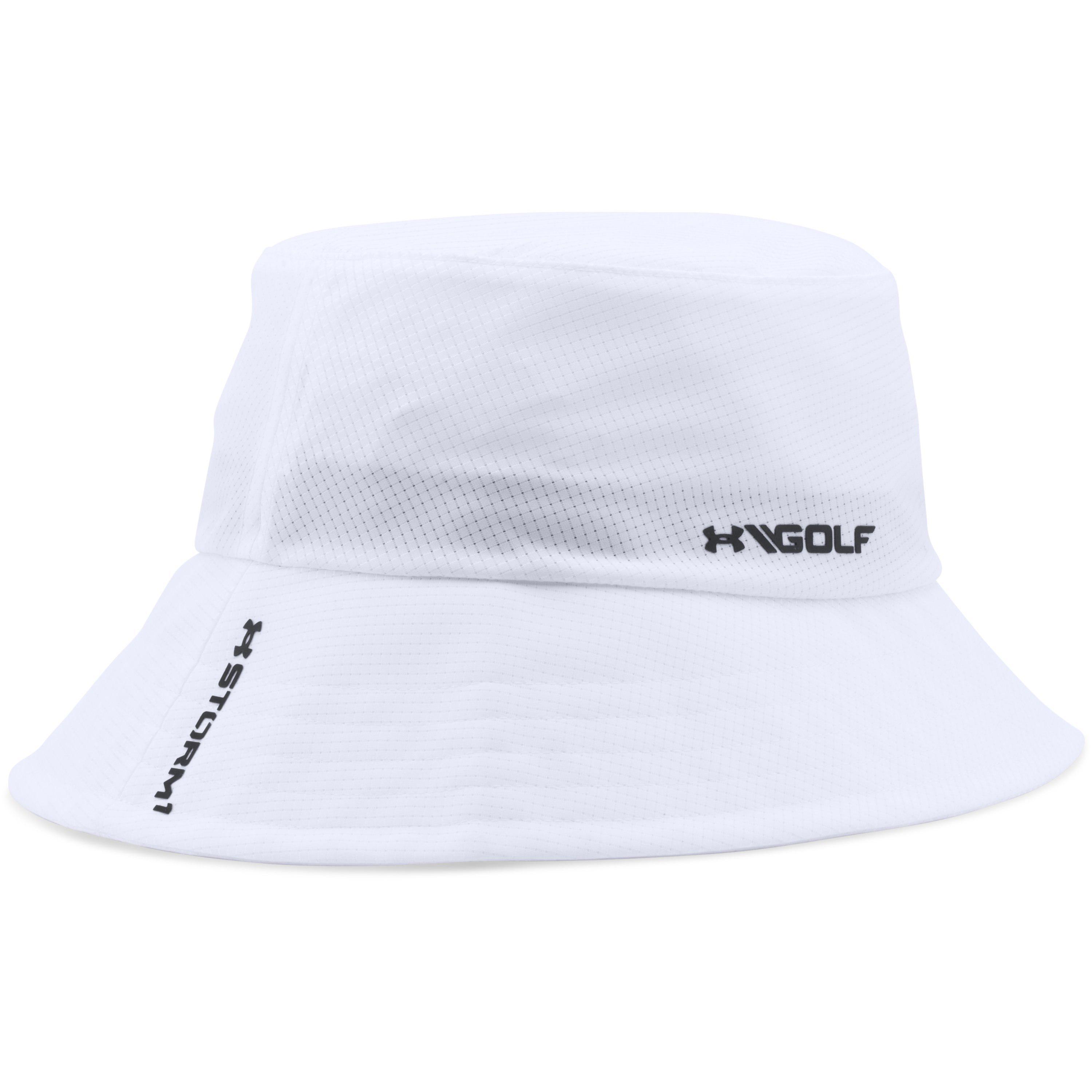 Under Armour Men's Ua Storm Golf Bucket Hat in White for Men | Lyst