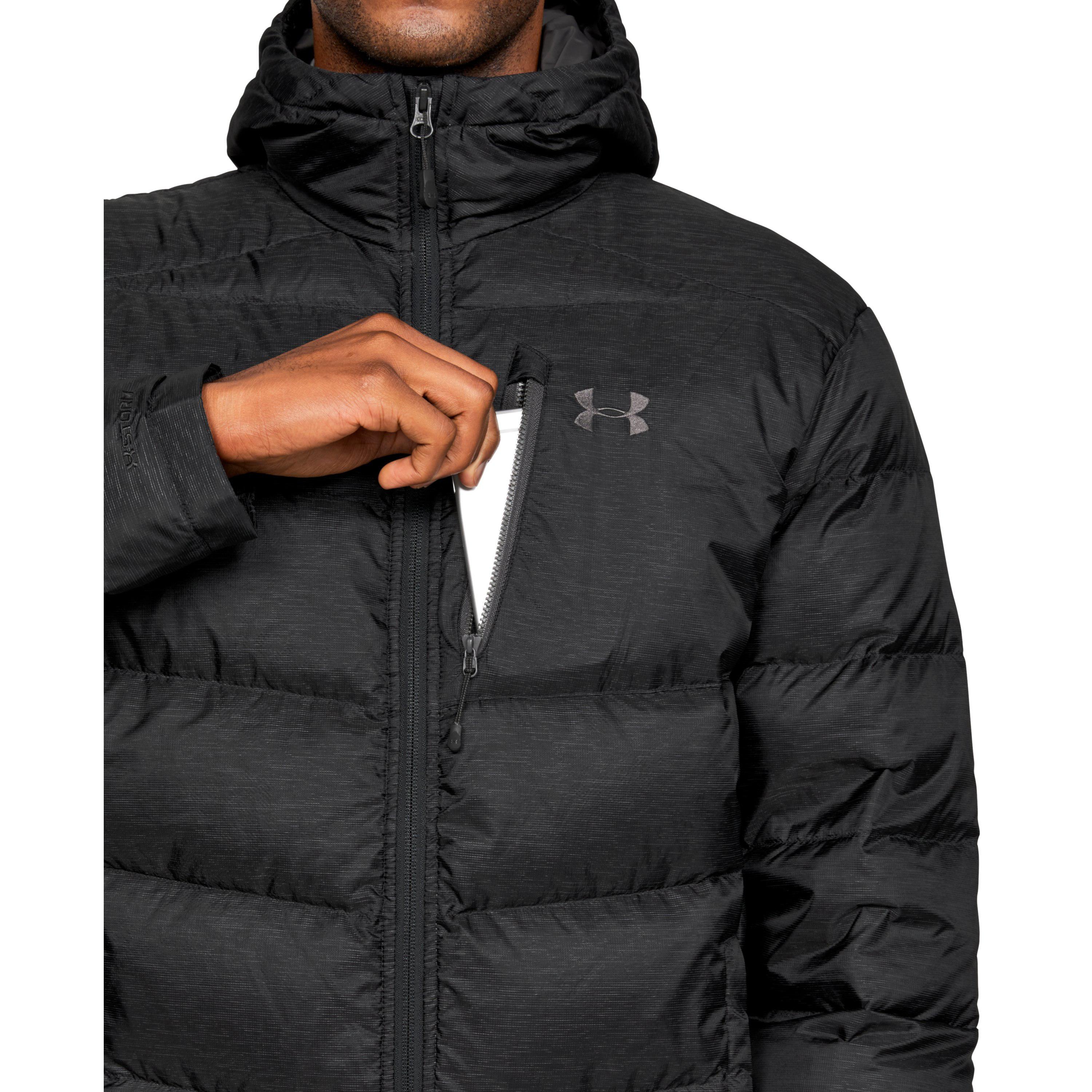 ua outerbound down hooded