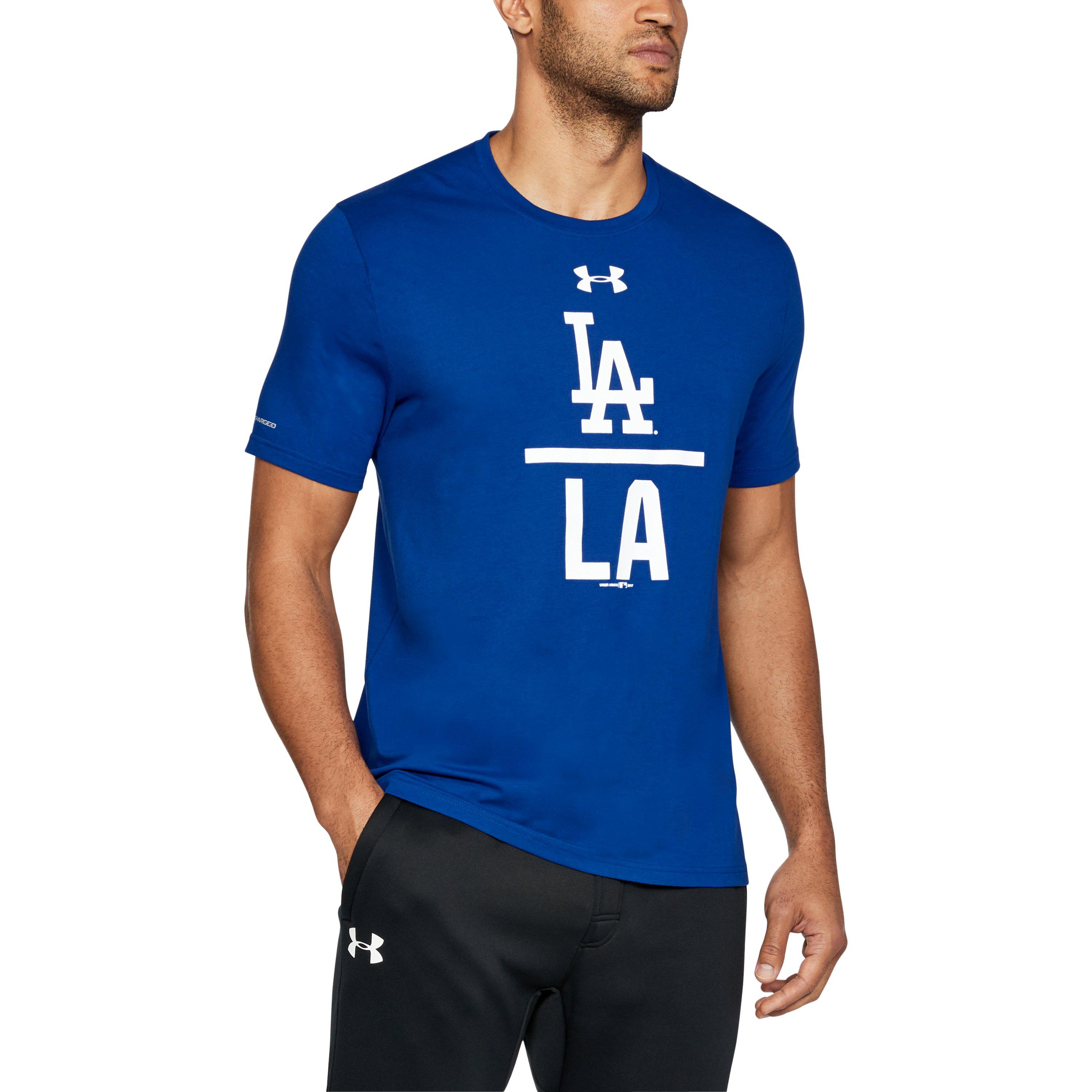 Under Armour Cotton Men's Los Angeles Dodgers Lockup T-shirt in Blue for  Men - Lyst