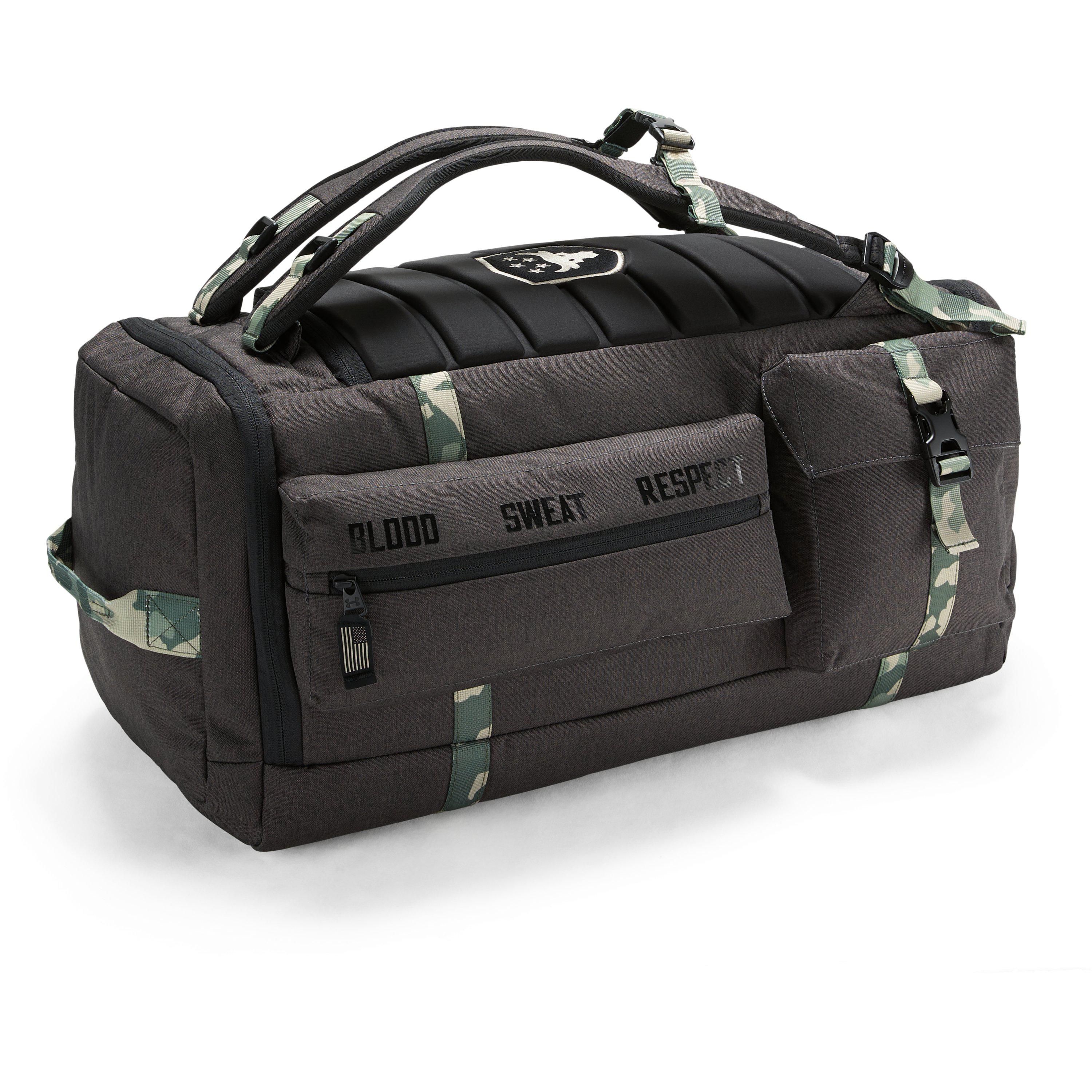 Under Armour Ua X Project Rock Usdna Range Duffle in Black for Men | Lyst