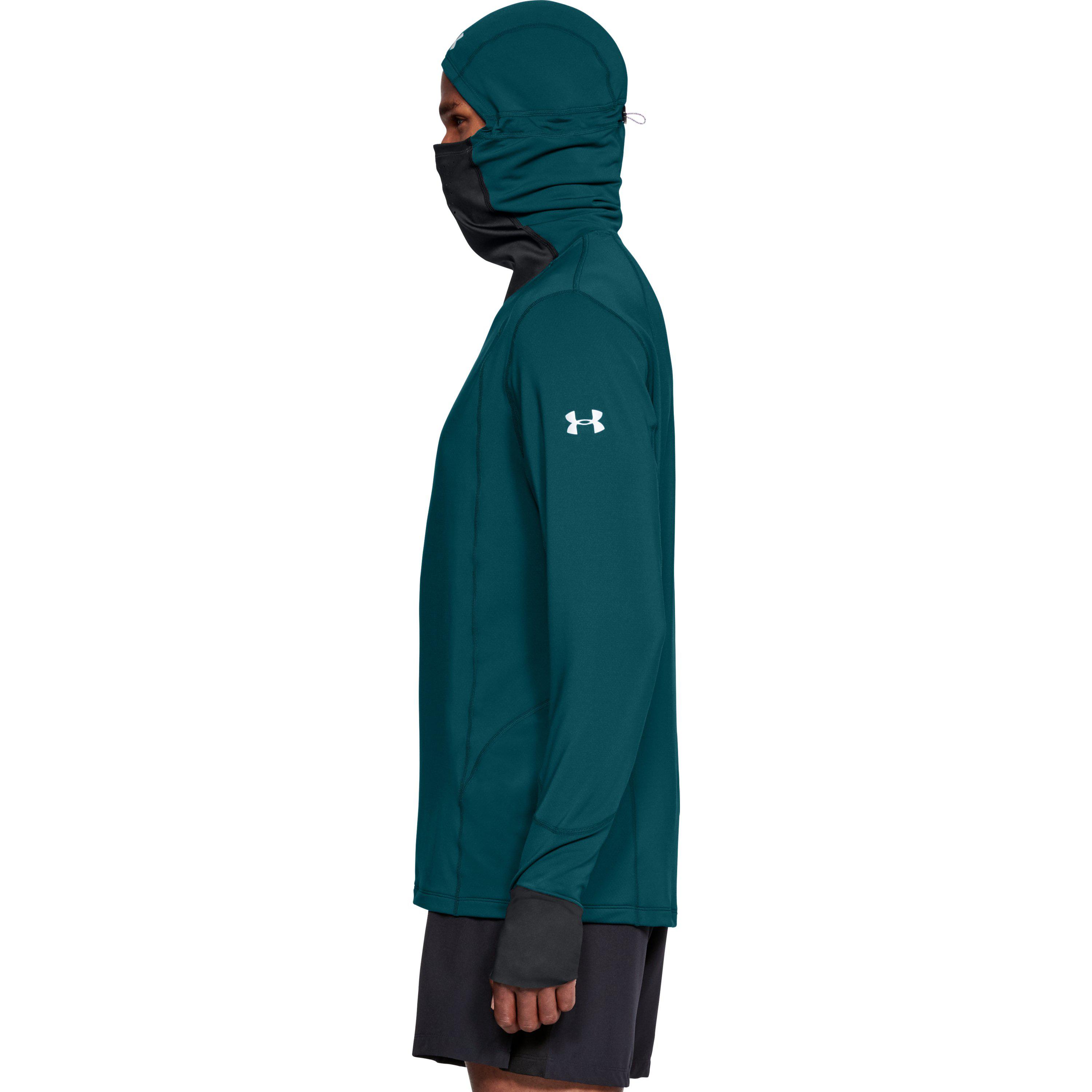 men's ua reactor run balaclava hoodie
