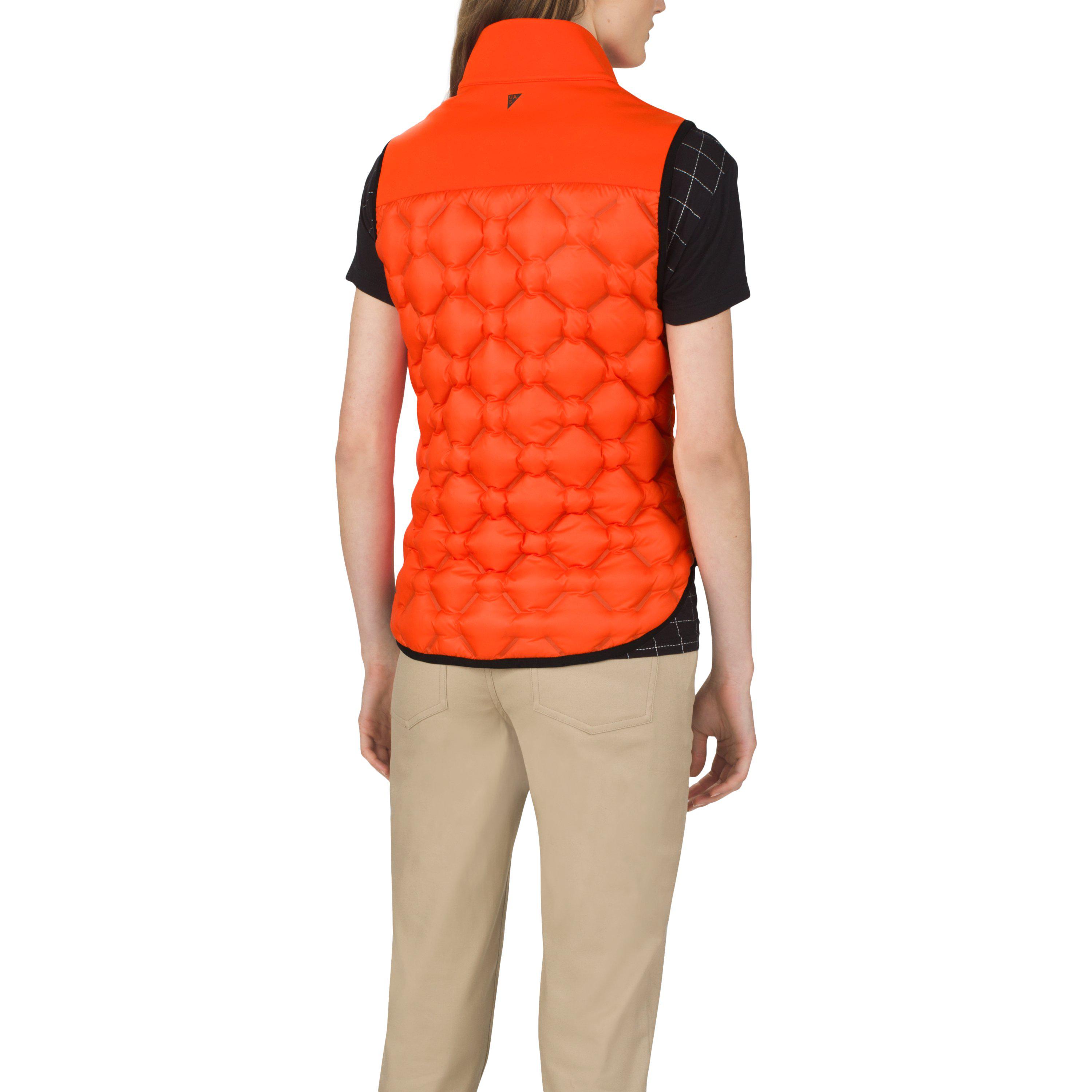 under armour orange vest
