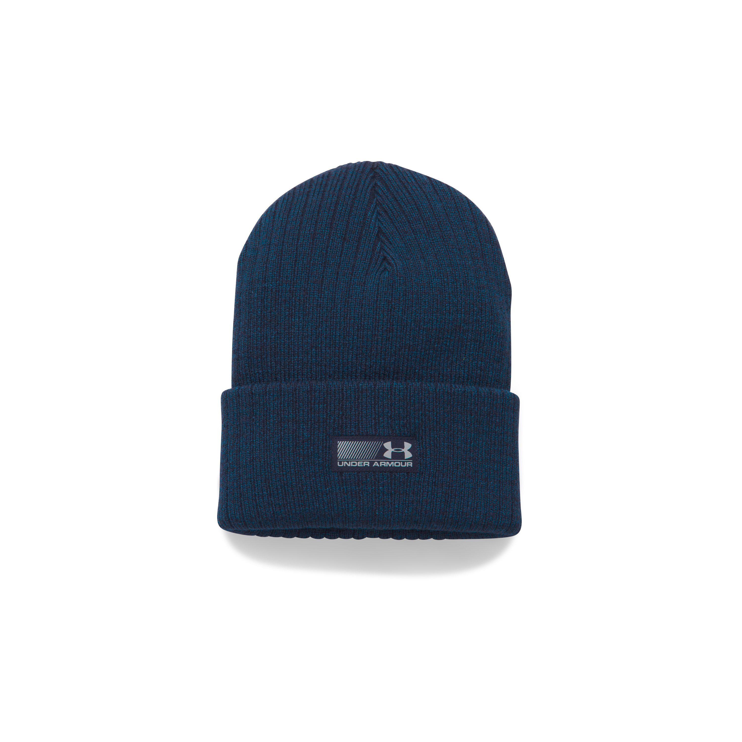under armour navy blue beanie