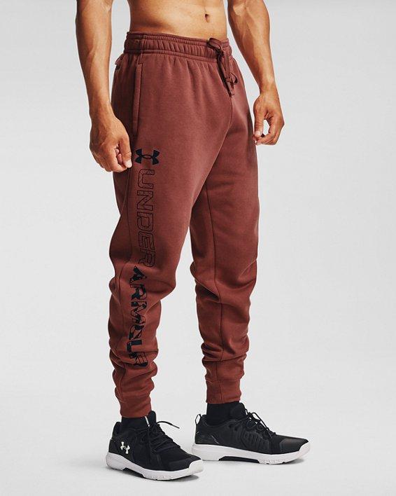 men's ua rival fleece fitted jogger pants