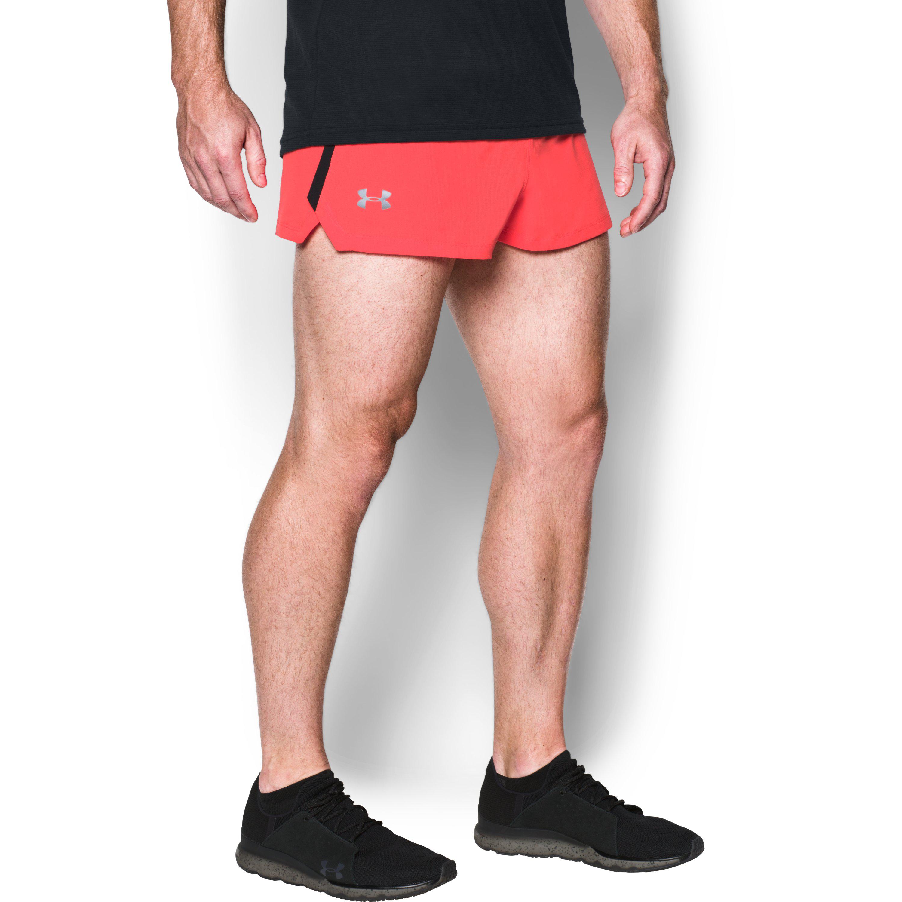 men's ua launch split shorts