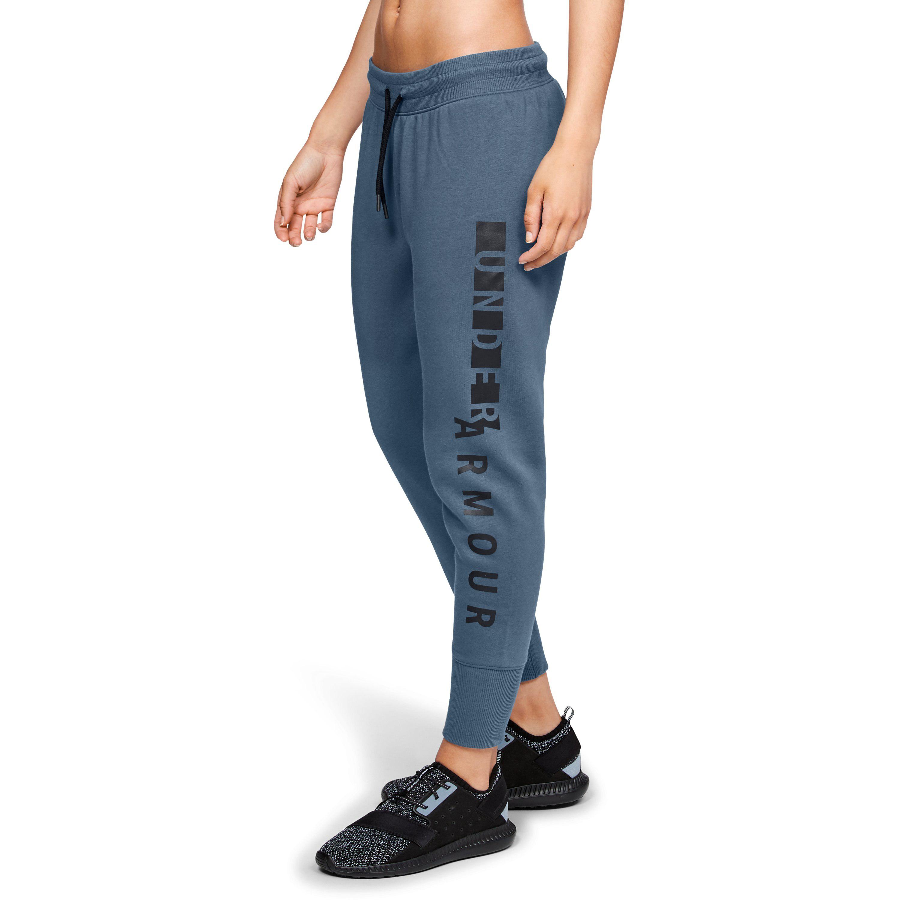 ua rival fleece joggers women's