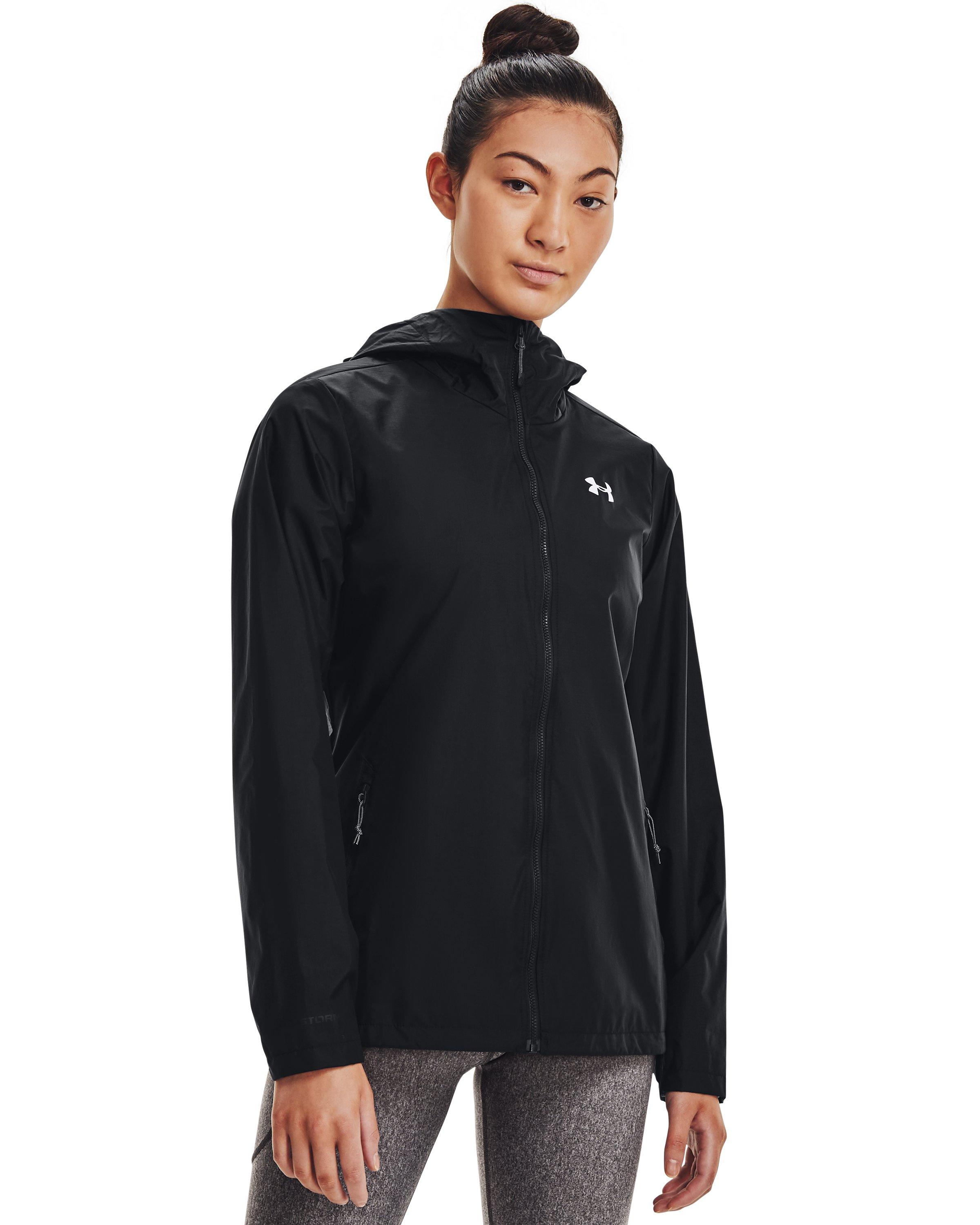 Under Armour Ua Storm Forefront Rain Jacket in Black | Lyst