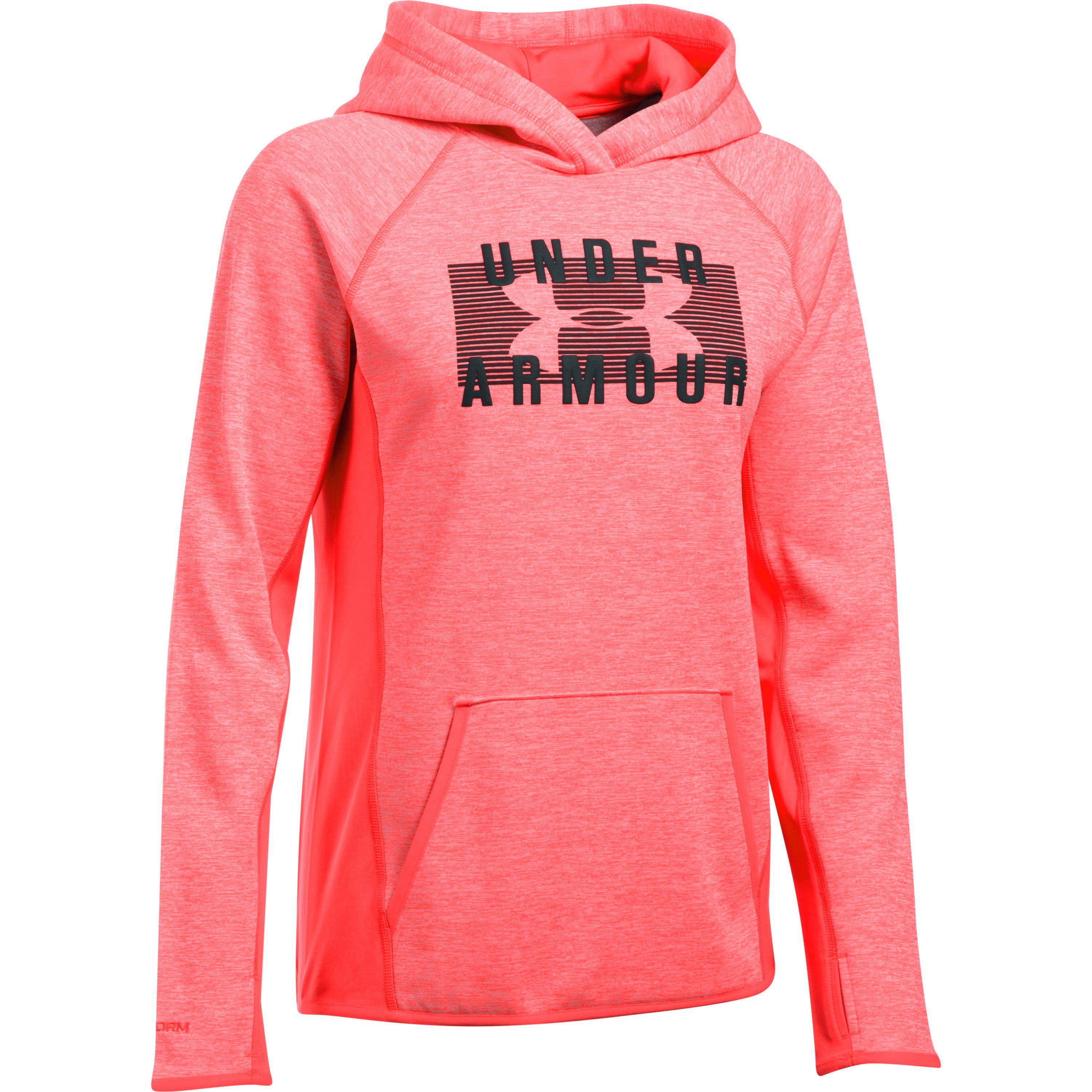 under armour women's storm armour fleece big logo twist hoodie