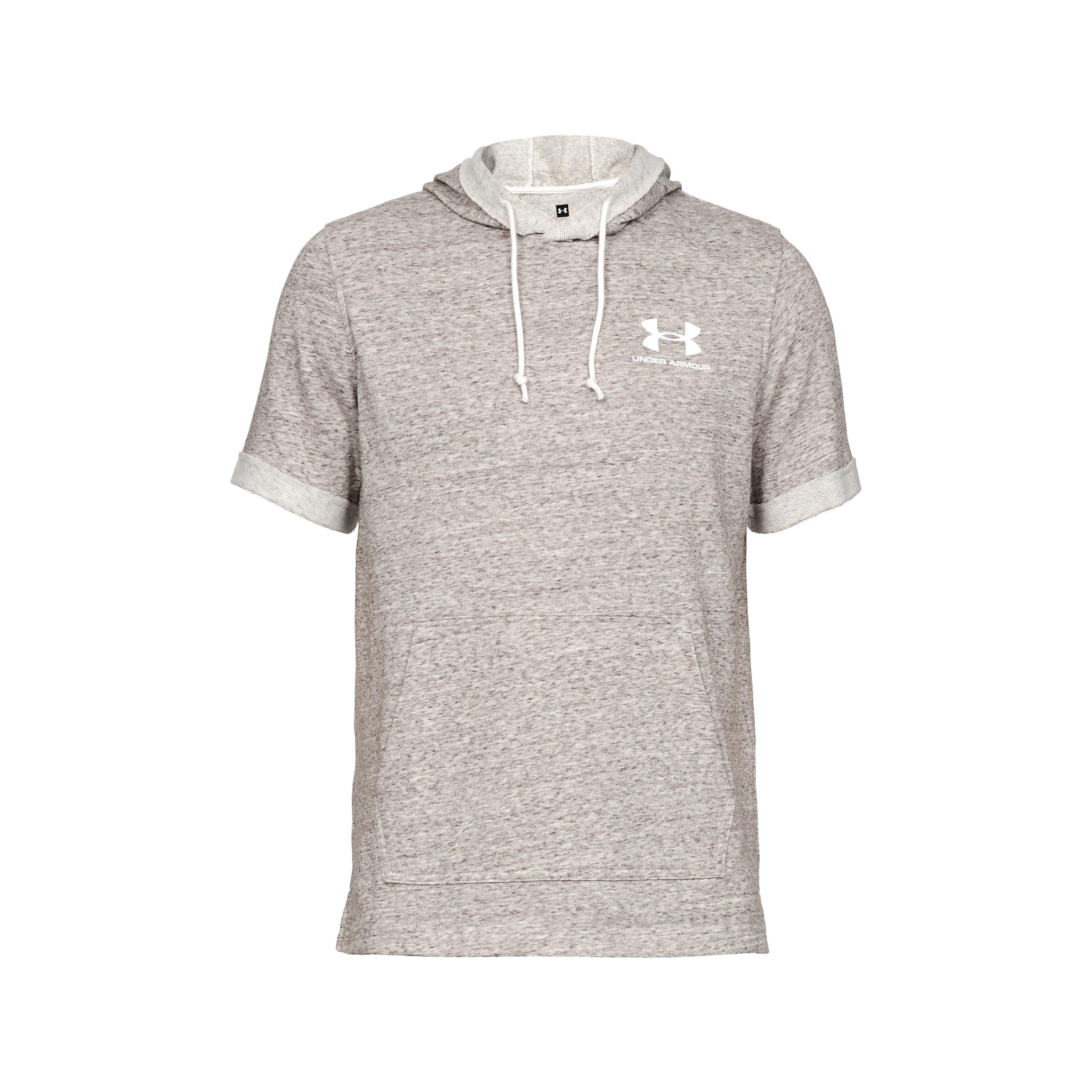 men's ua sportstyle short sleeve hoodie
