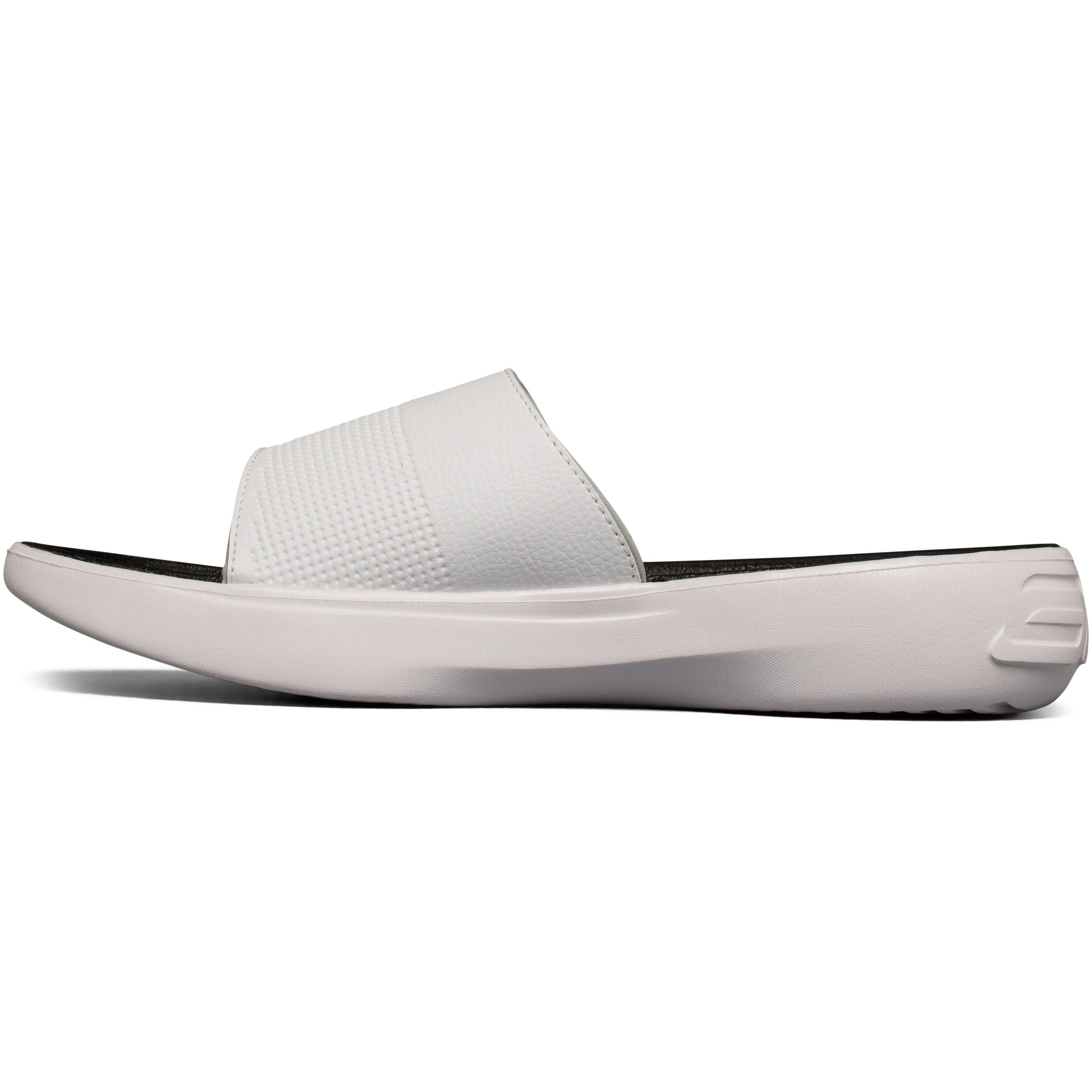 Under Armour Men's Ua Curry 3 Slides in White for Men | Lyst