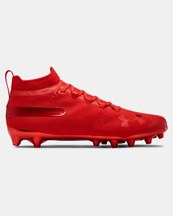 mens red football cleats online