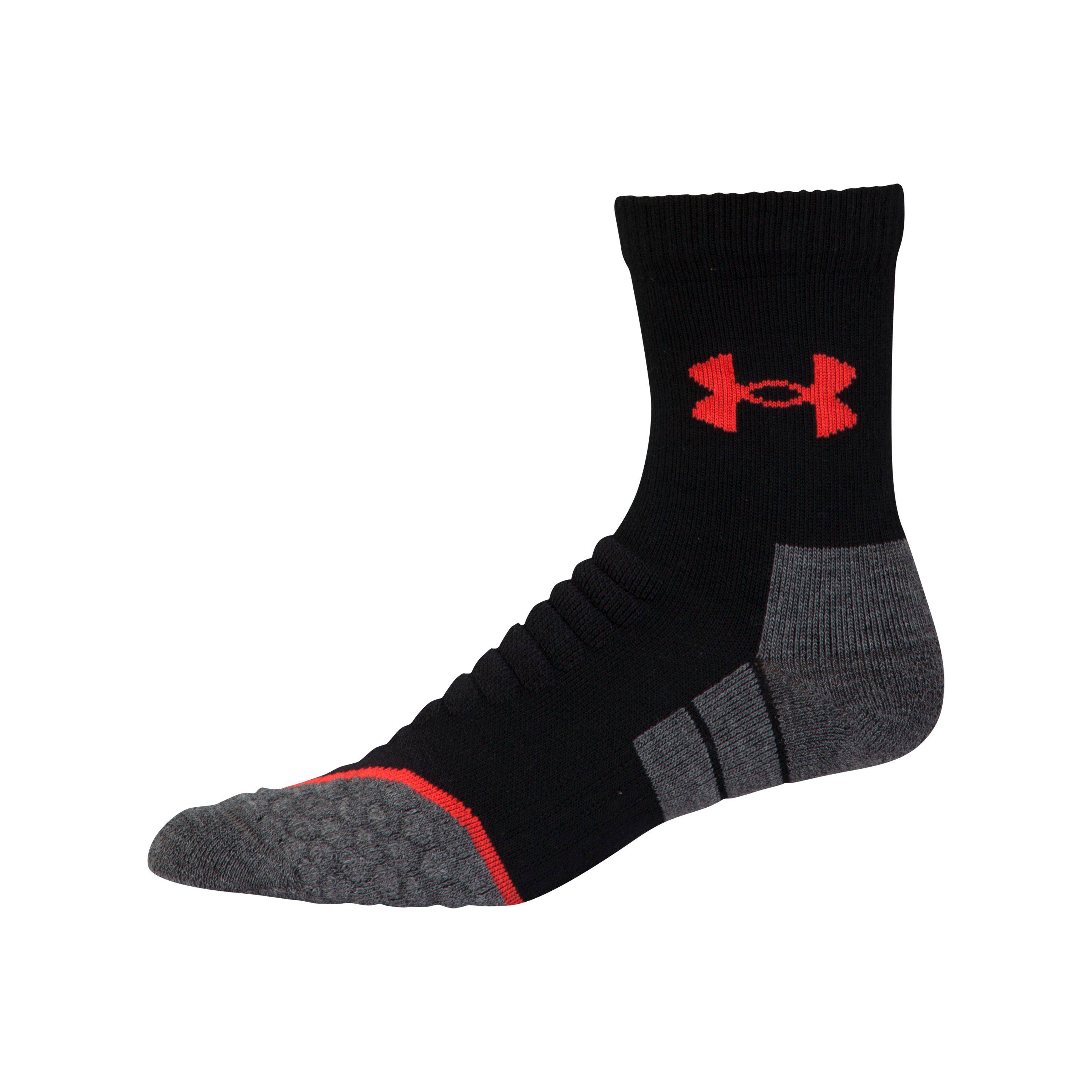Under Armour Men's Ua All Season Wool Mid Crew Socks in Black for Men