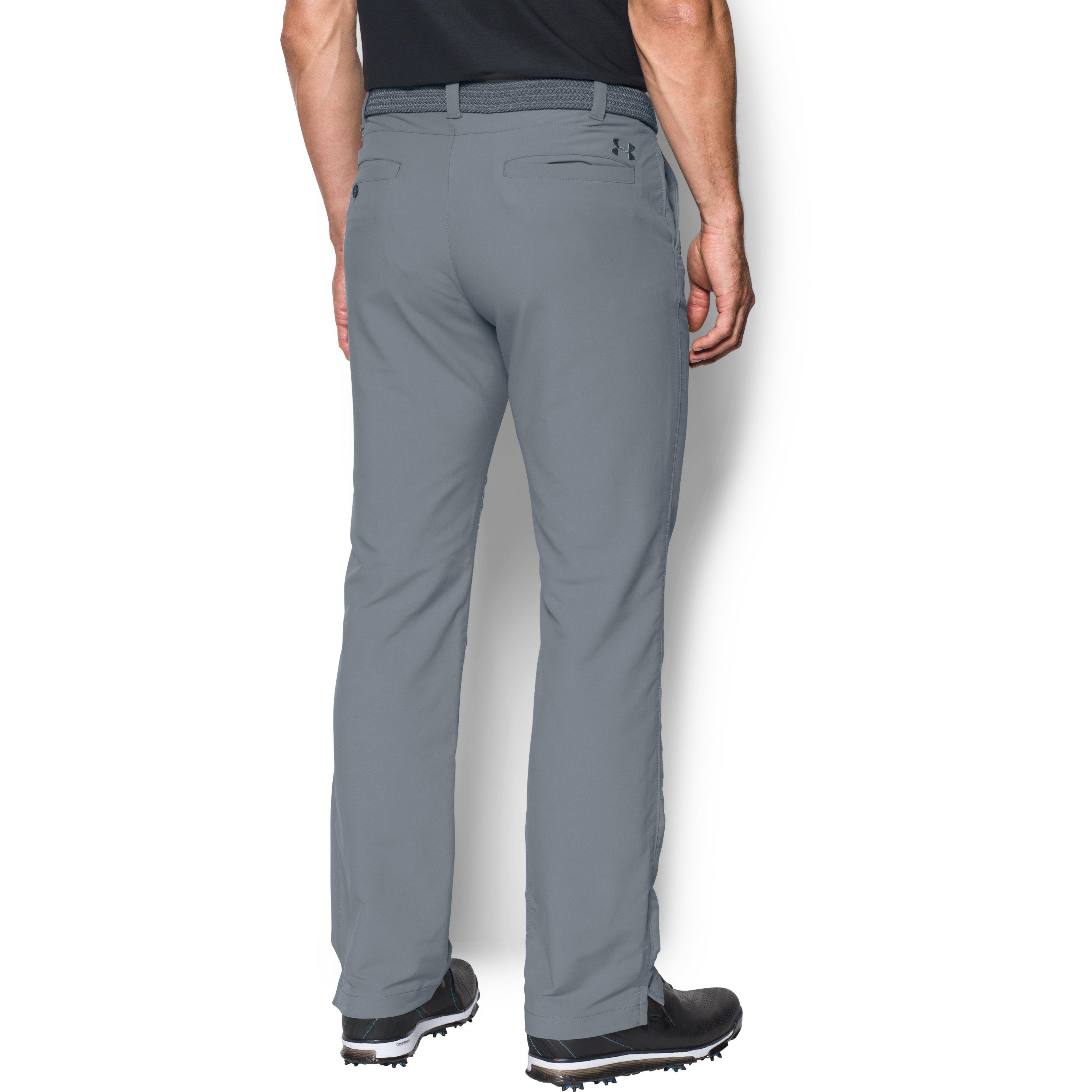 Under Armour Men's Ua Match Play Golf Pants in Gray for Men | Lyst