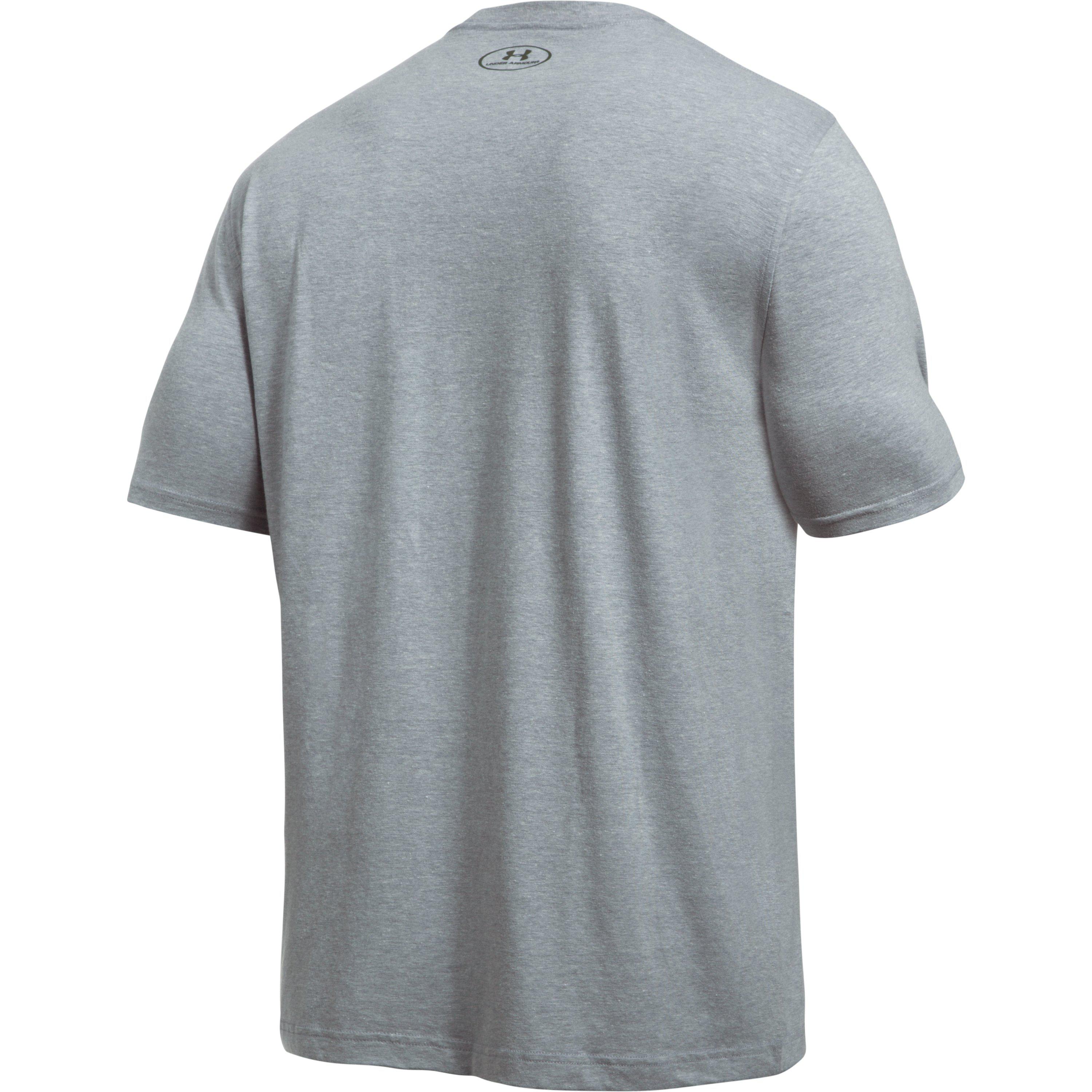 New Under Armour Mens UA Camo Knockout Charged Cotton Loose Fit Tee Shirt