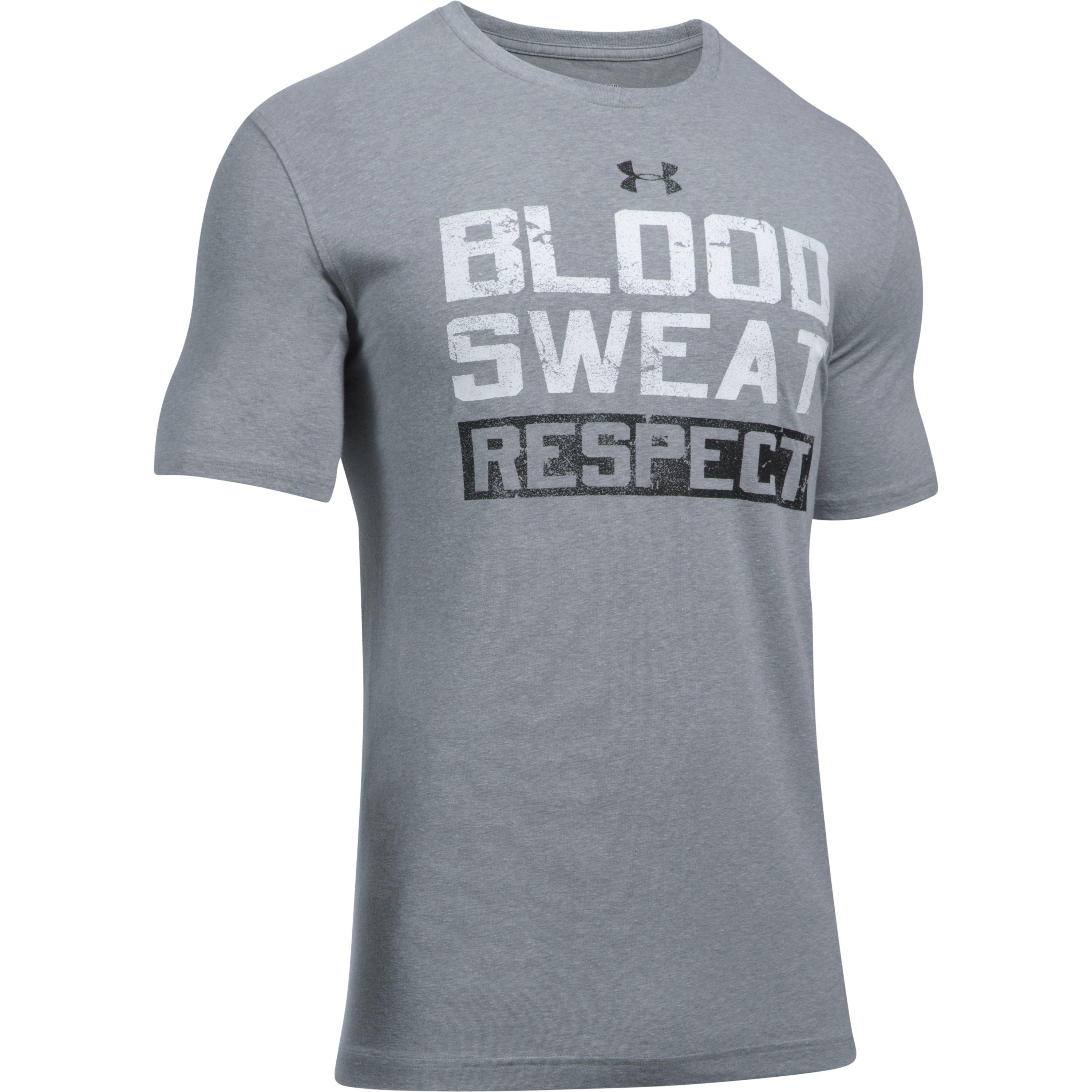 under armour blood sweat respect t shirt