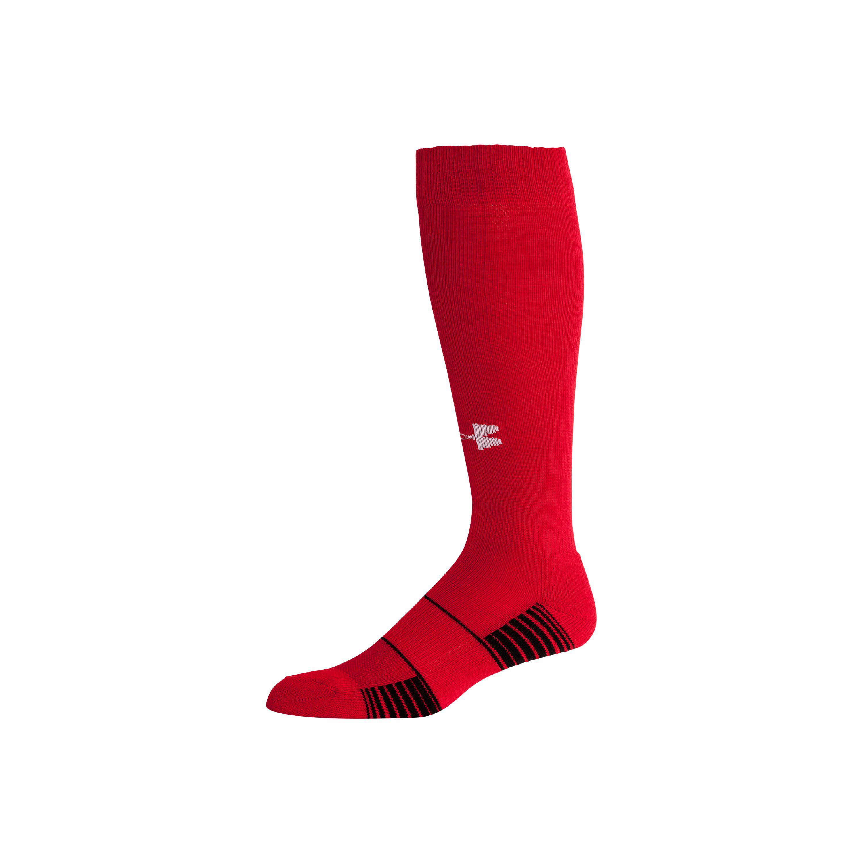 Under Armour Synthetic Ua Over-the-calf Team Socks in Red/ (Red) - Lyst