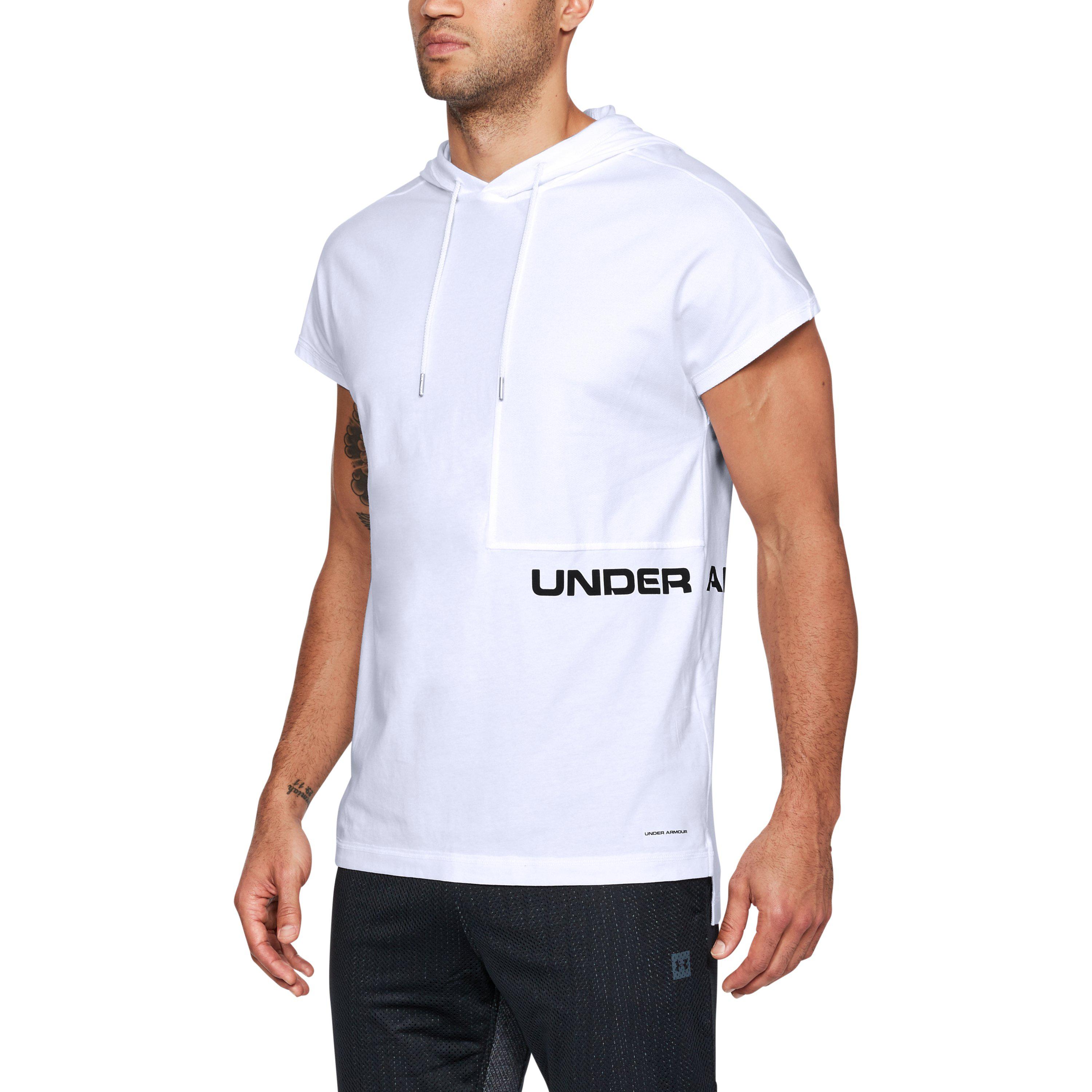 under armour pursuit short sleeve hoodie